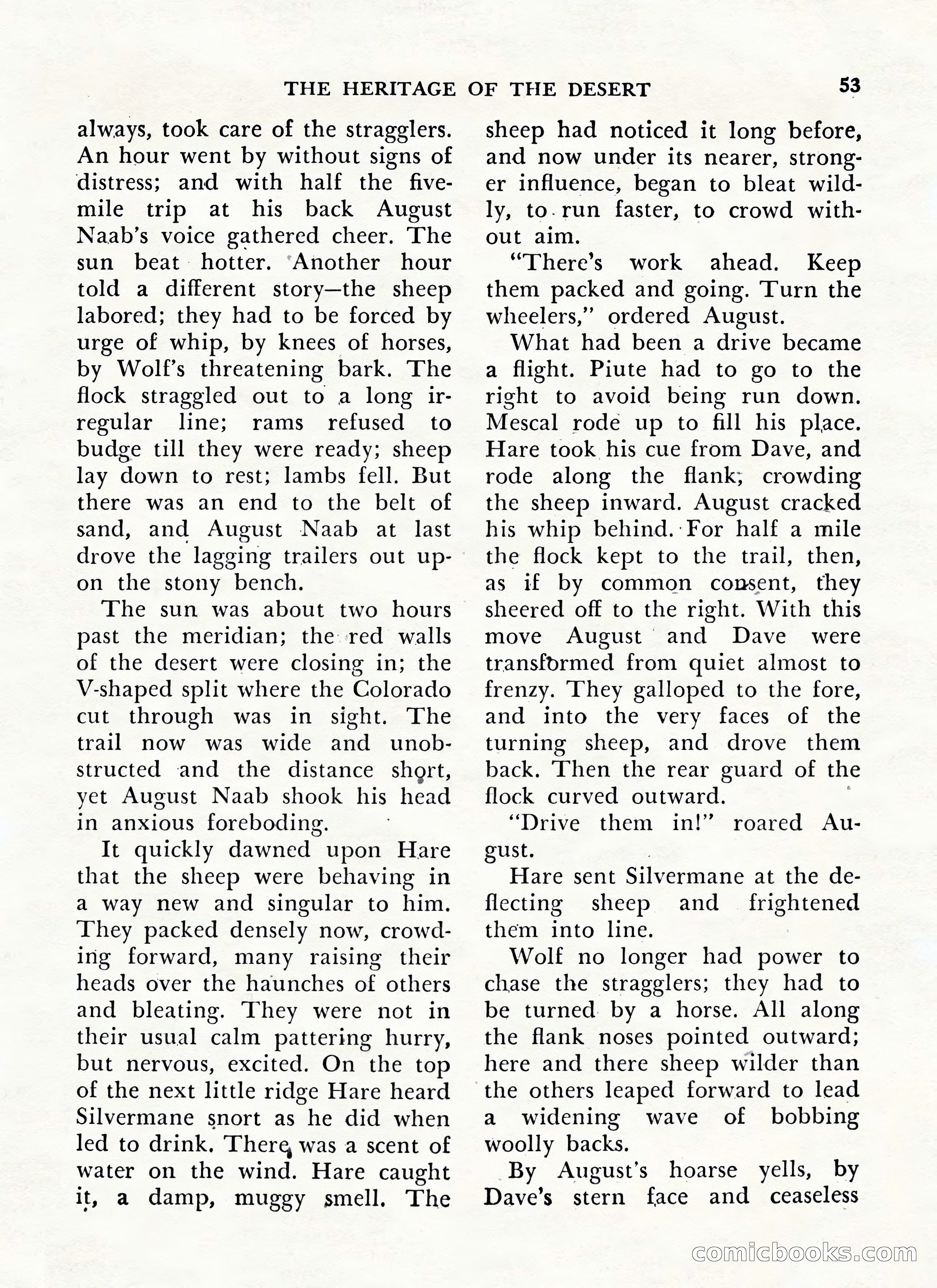Zane Grey's Western Magazine, May-June 1947 — page 57 of 198