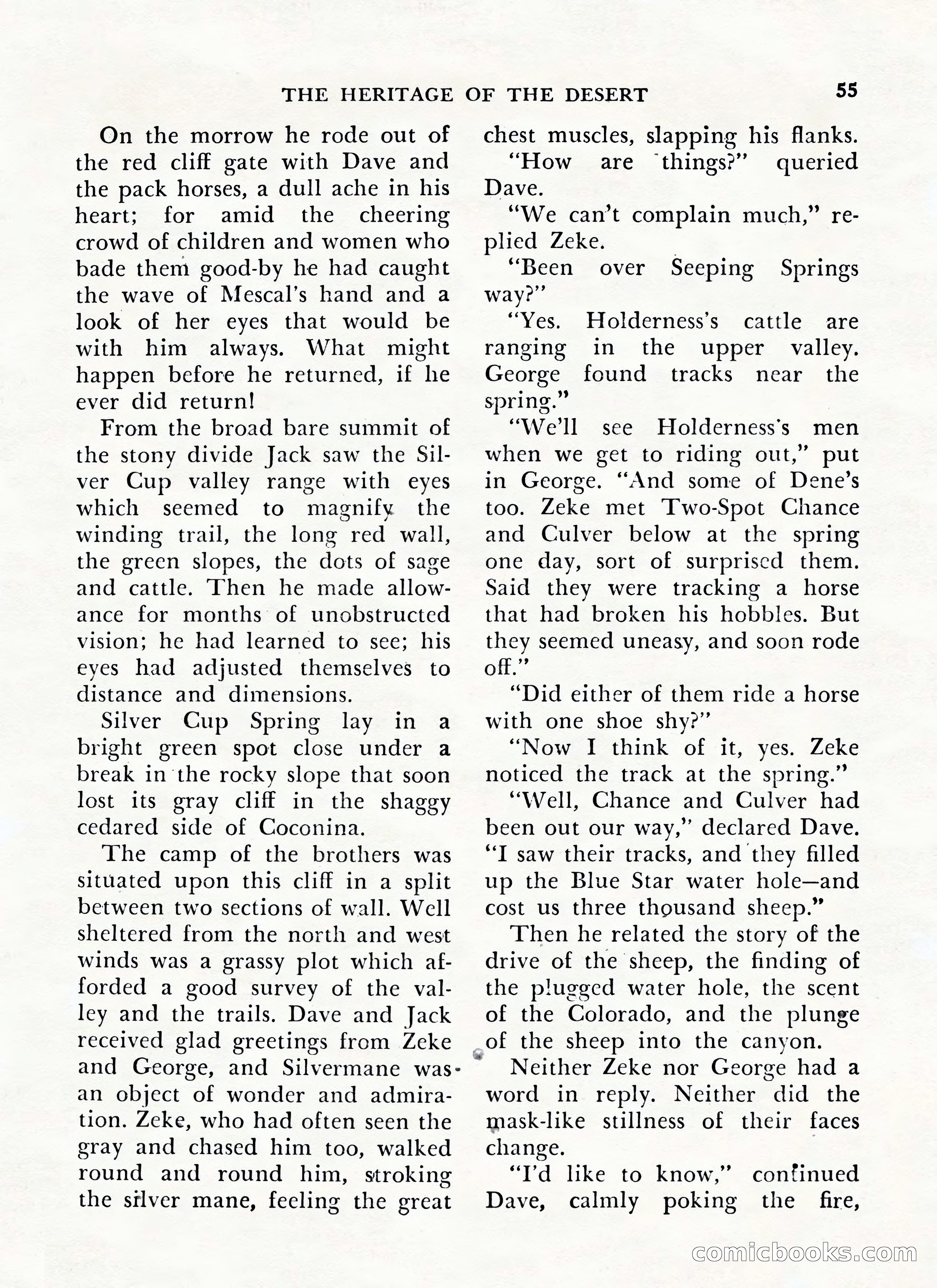 Zane Grey's Western Magazine, May-June 1947 — page 59 of 198