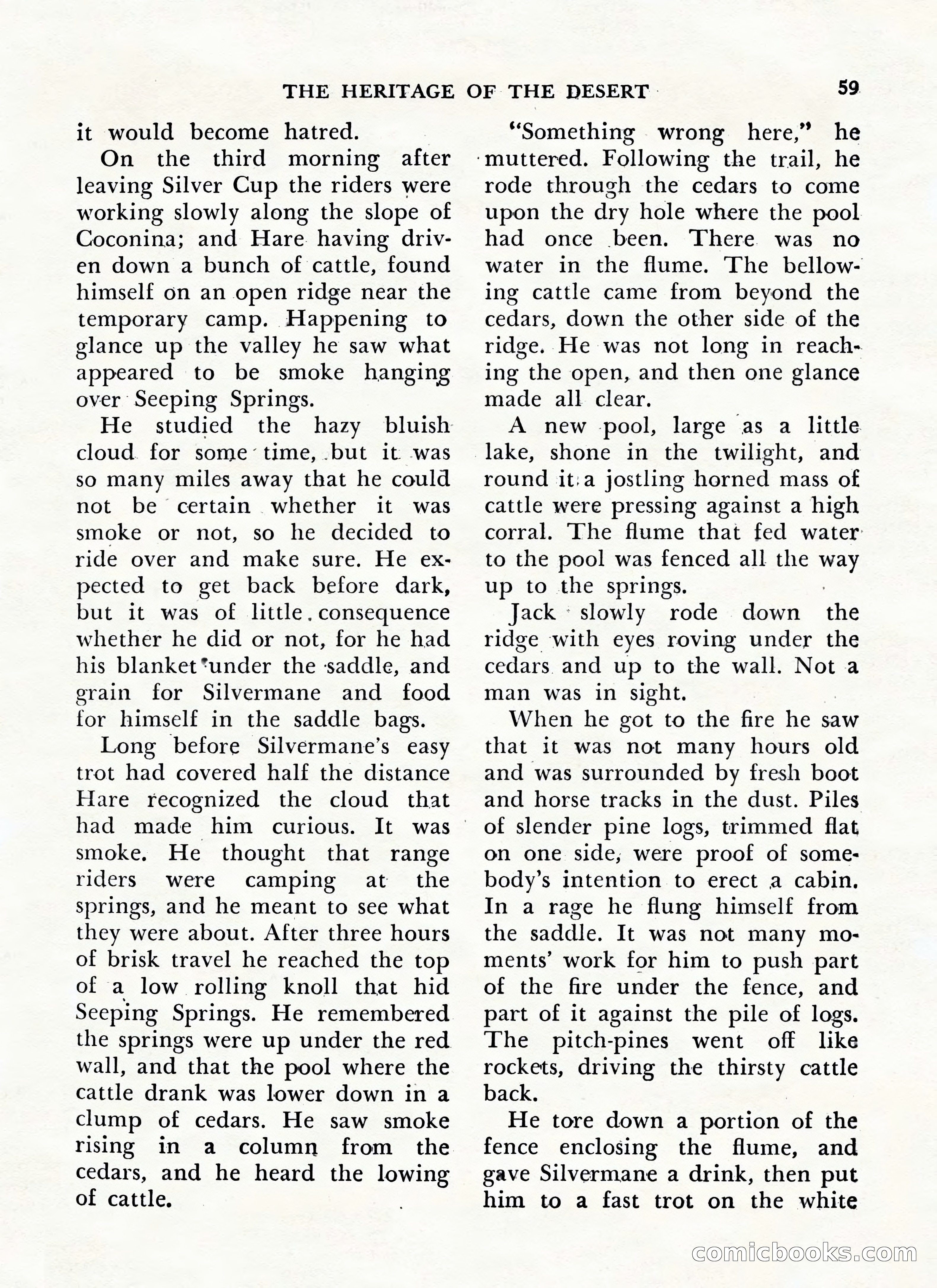 Zane Grey's Western Magazine, May-June 1947 — page 63 of 198
