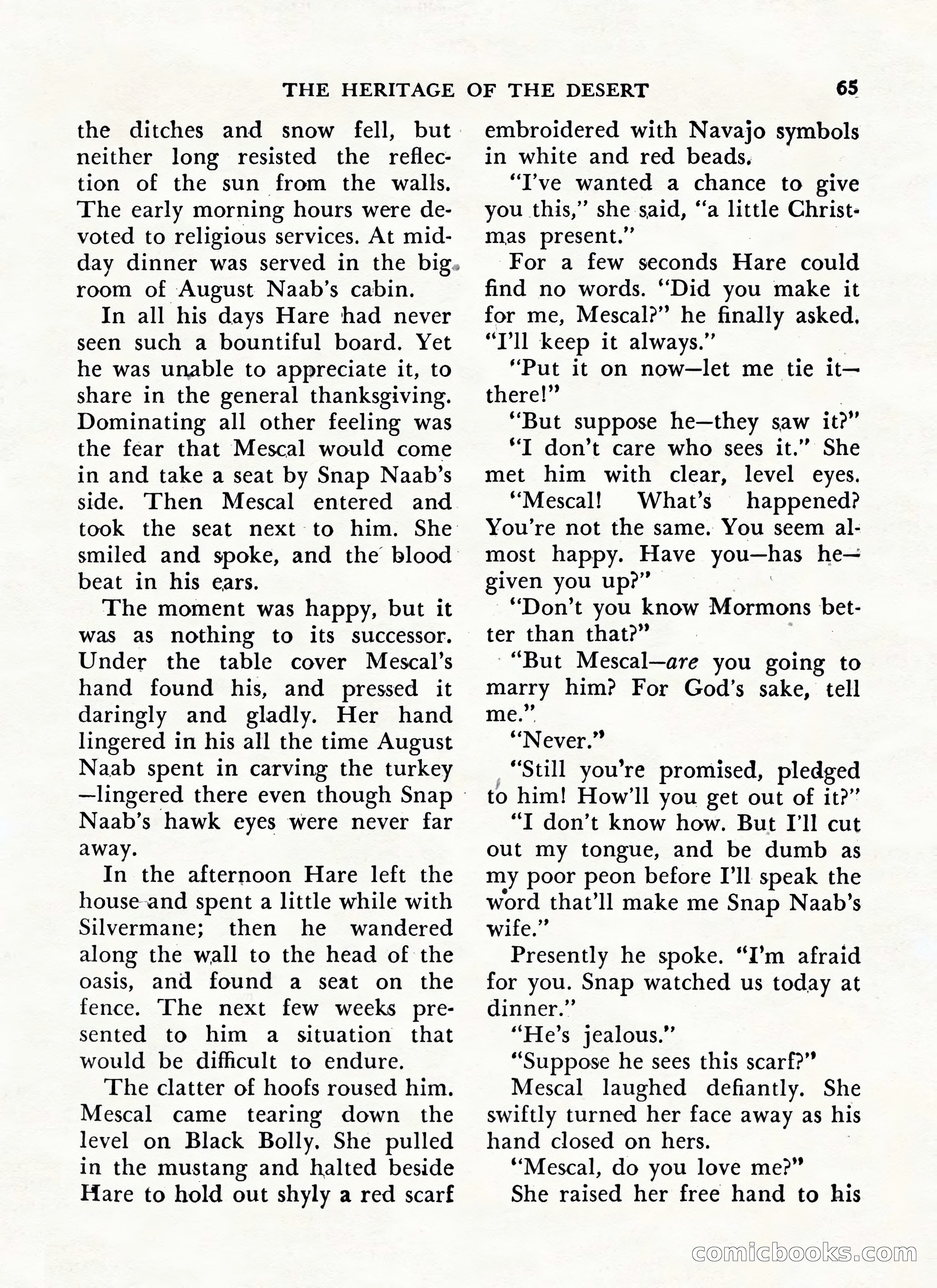 Zane Grey's Western Magazine, May-June 1947 — page 69 of 198