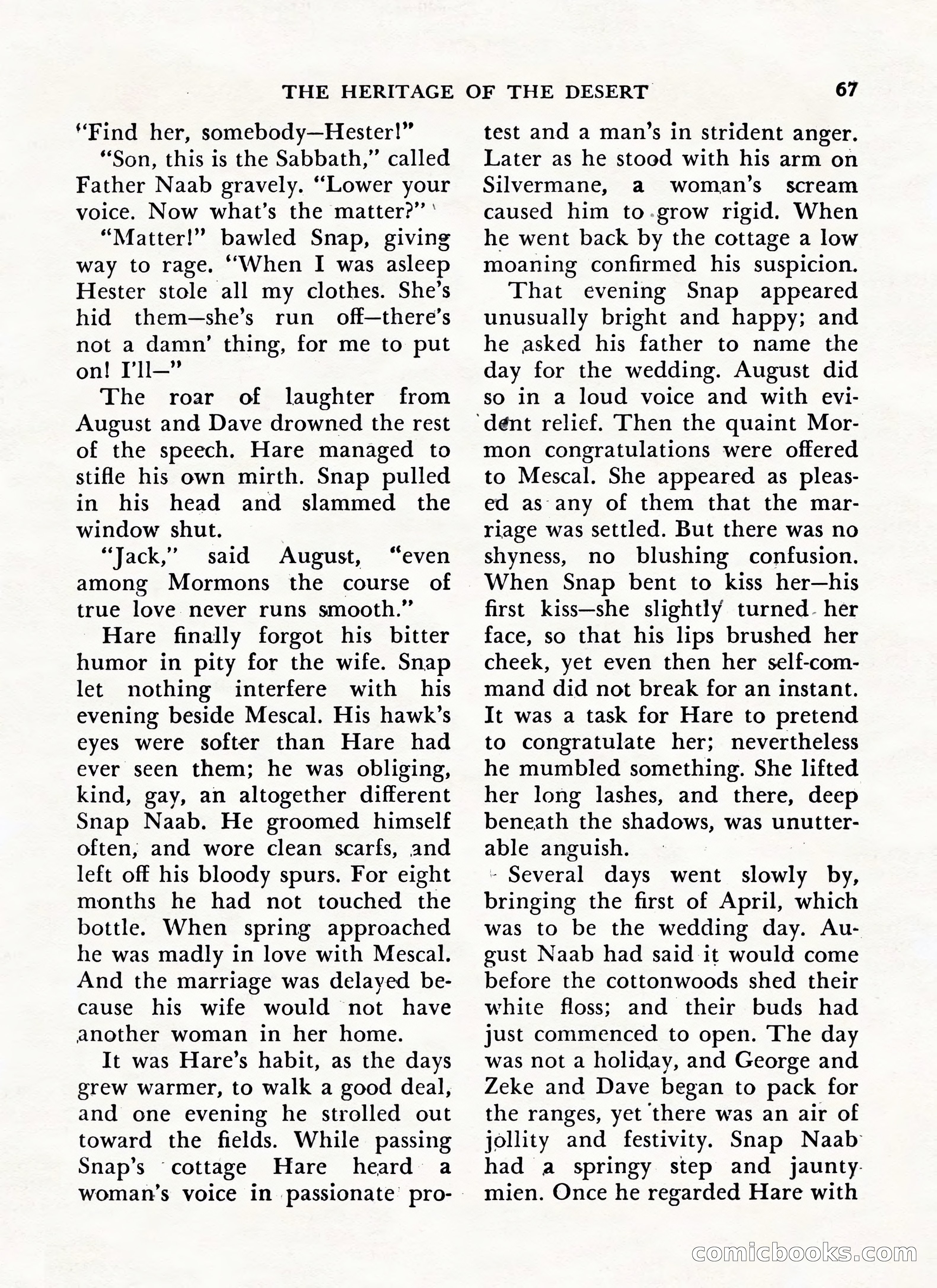 Zane Grey's Western Magazine, May-June 1947 — page 71 of 198