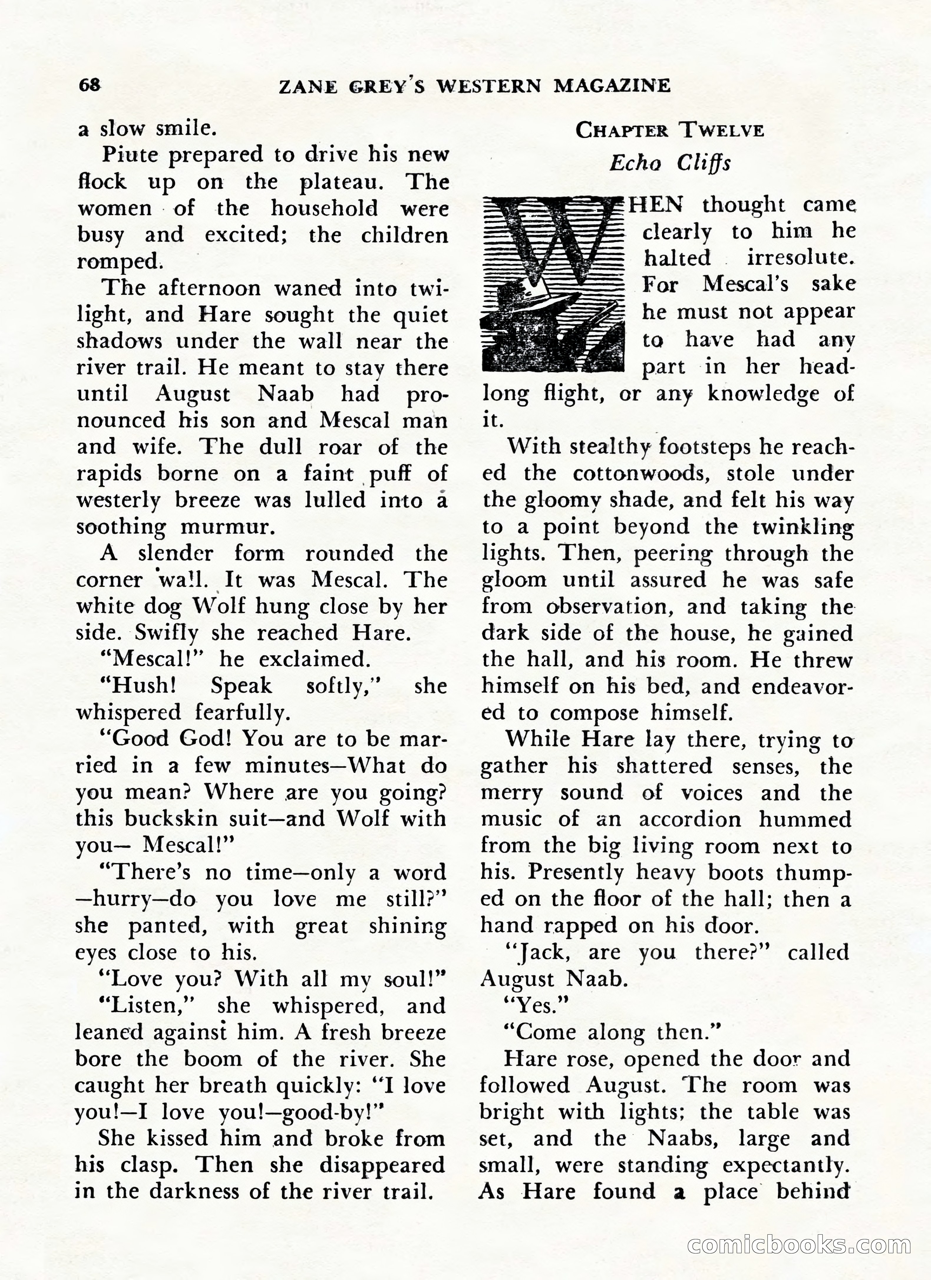 Zane Grey's Western Magazine, May-June 1947 — page 72 of 198