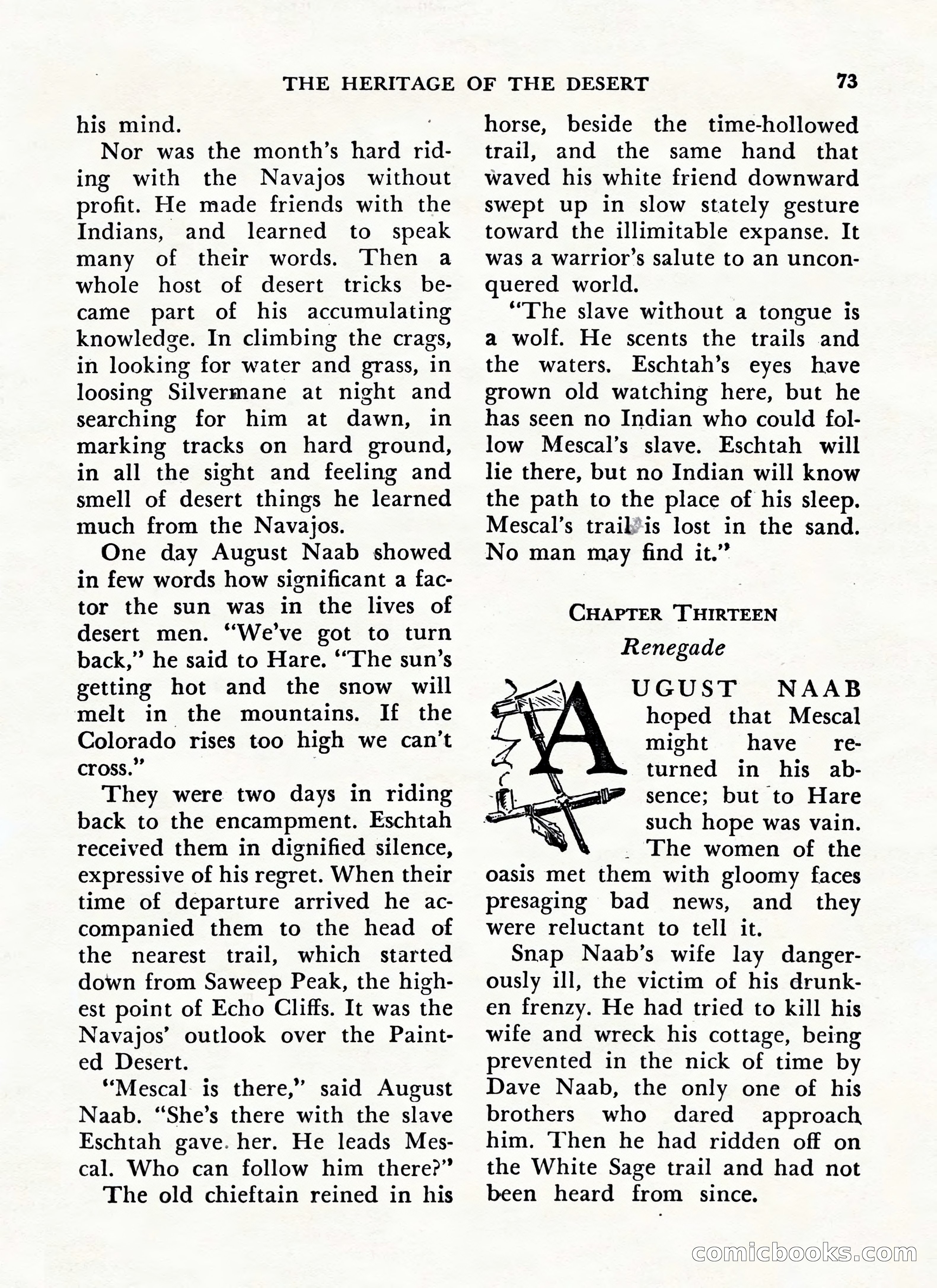 Zane Grey's Western Magazine, May-June 1947 — page 77 of 198