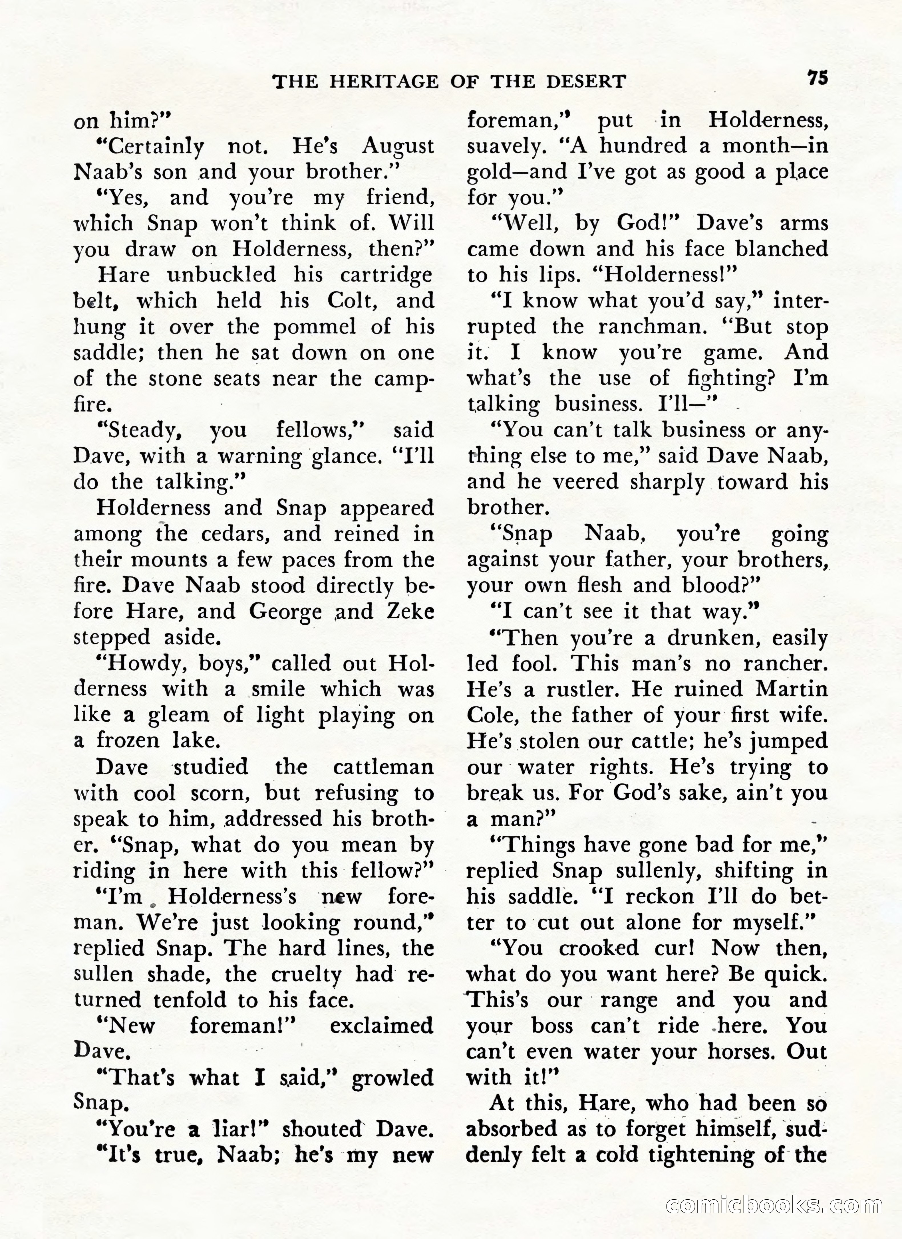 Zane Grey's Western Magazine, May-June 1947 — page 79 of 198