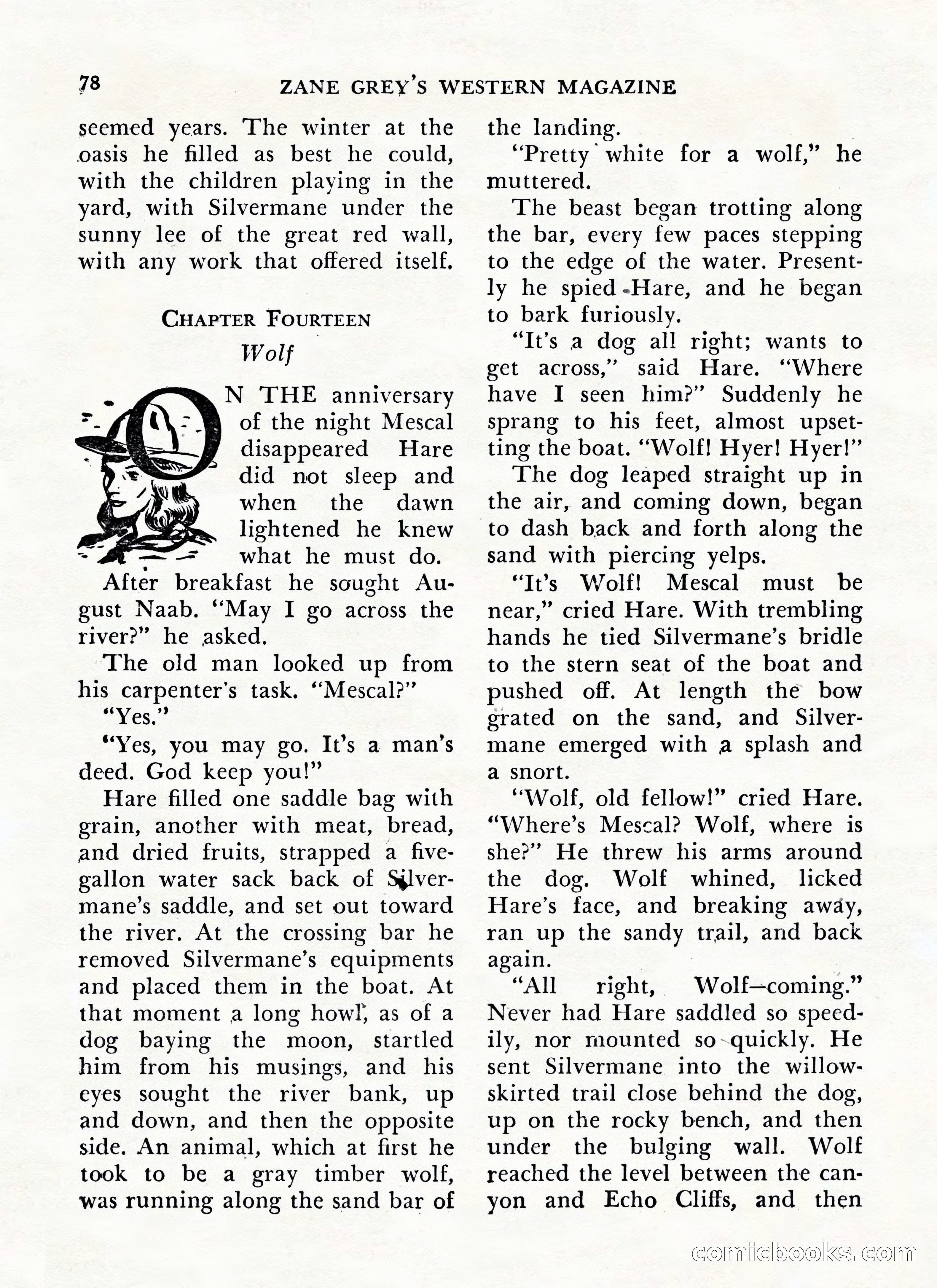 Zane Grey's Western Magazine, May-June 1947 — page 82 of 198