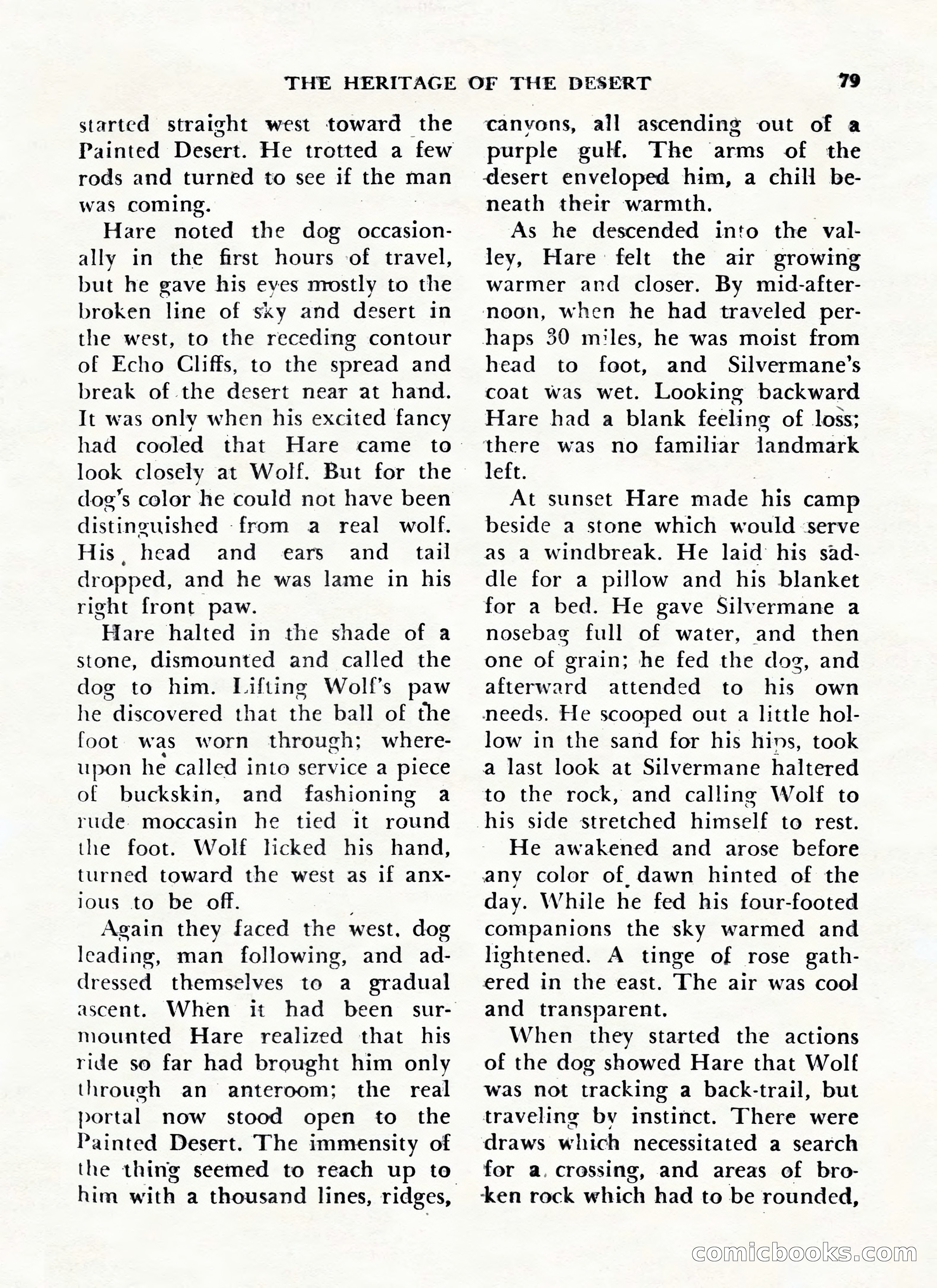 Zane Grey's Western Magazine, May-June 1947 — page 83 of 198