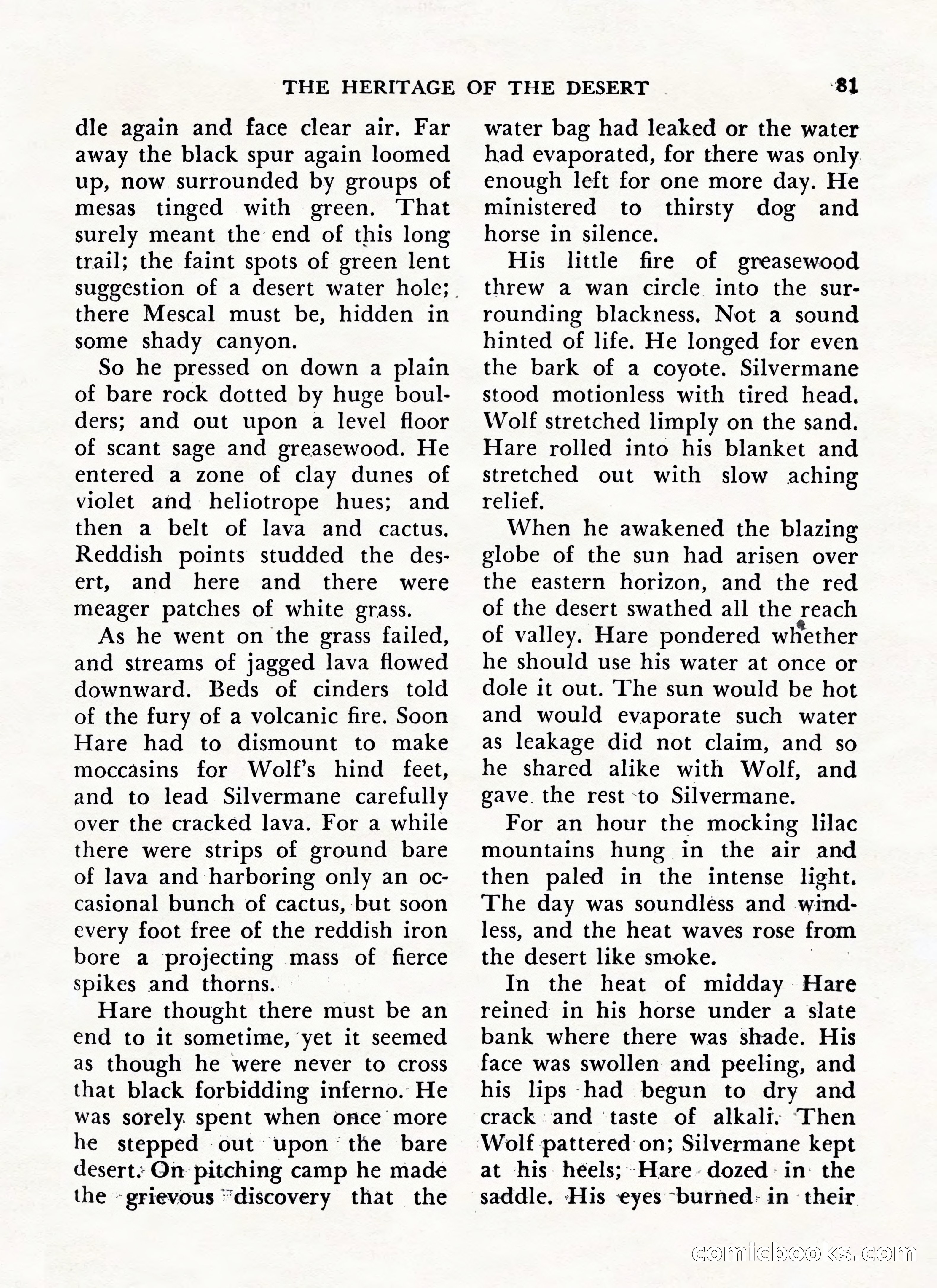 Zane Grey's Western Magazine, May-June 1947 — page 85 of 198