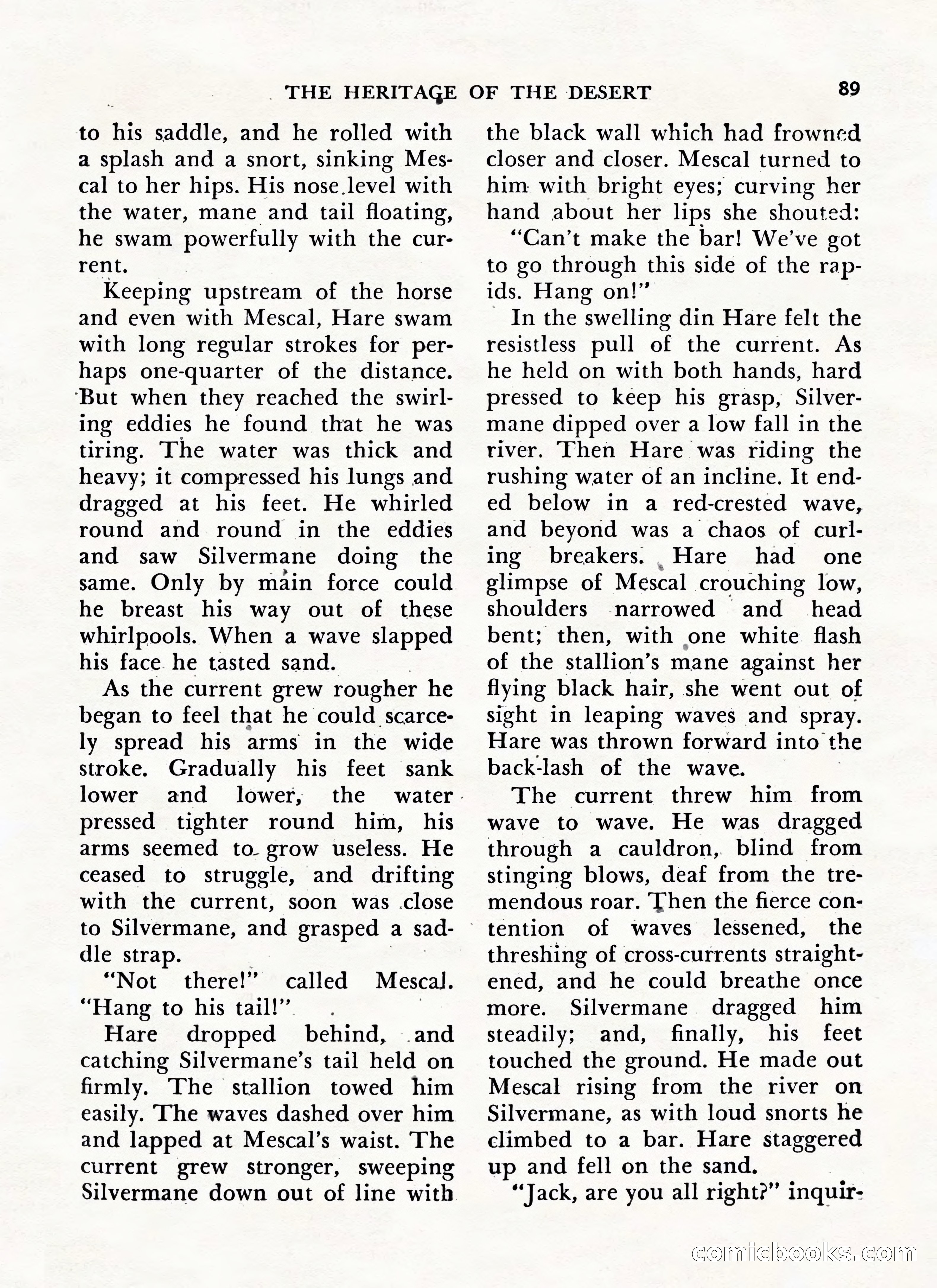 Zane Grey's Western Magazine, May-June 1947 — page 93 of 198