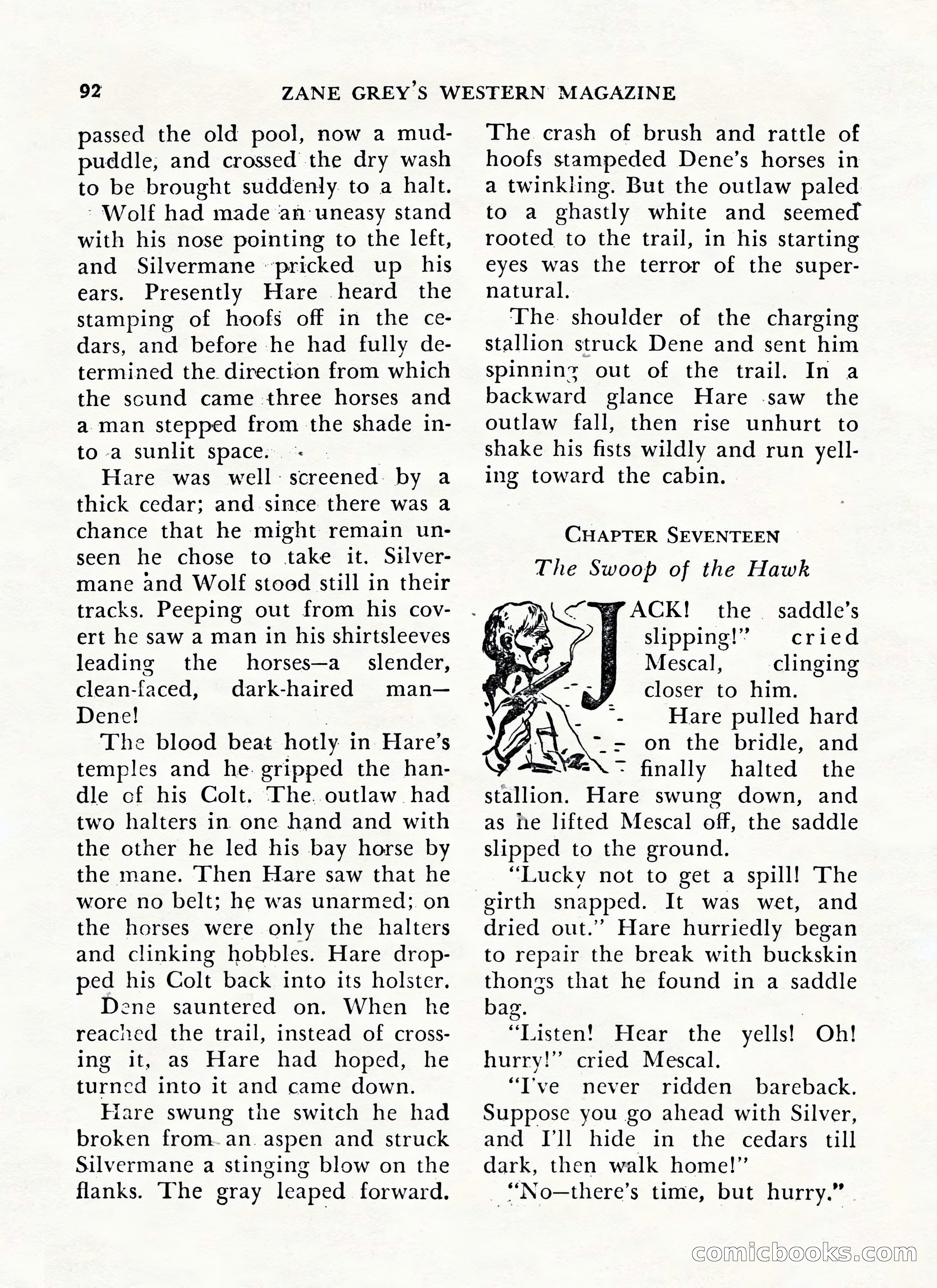 Zane Grey's Western Magazine, May-June 1947 — page 96 of 198