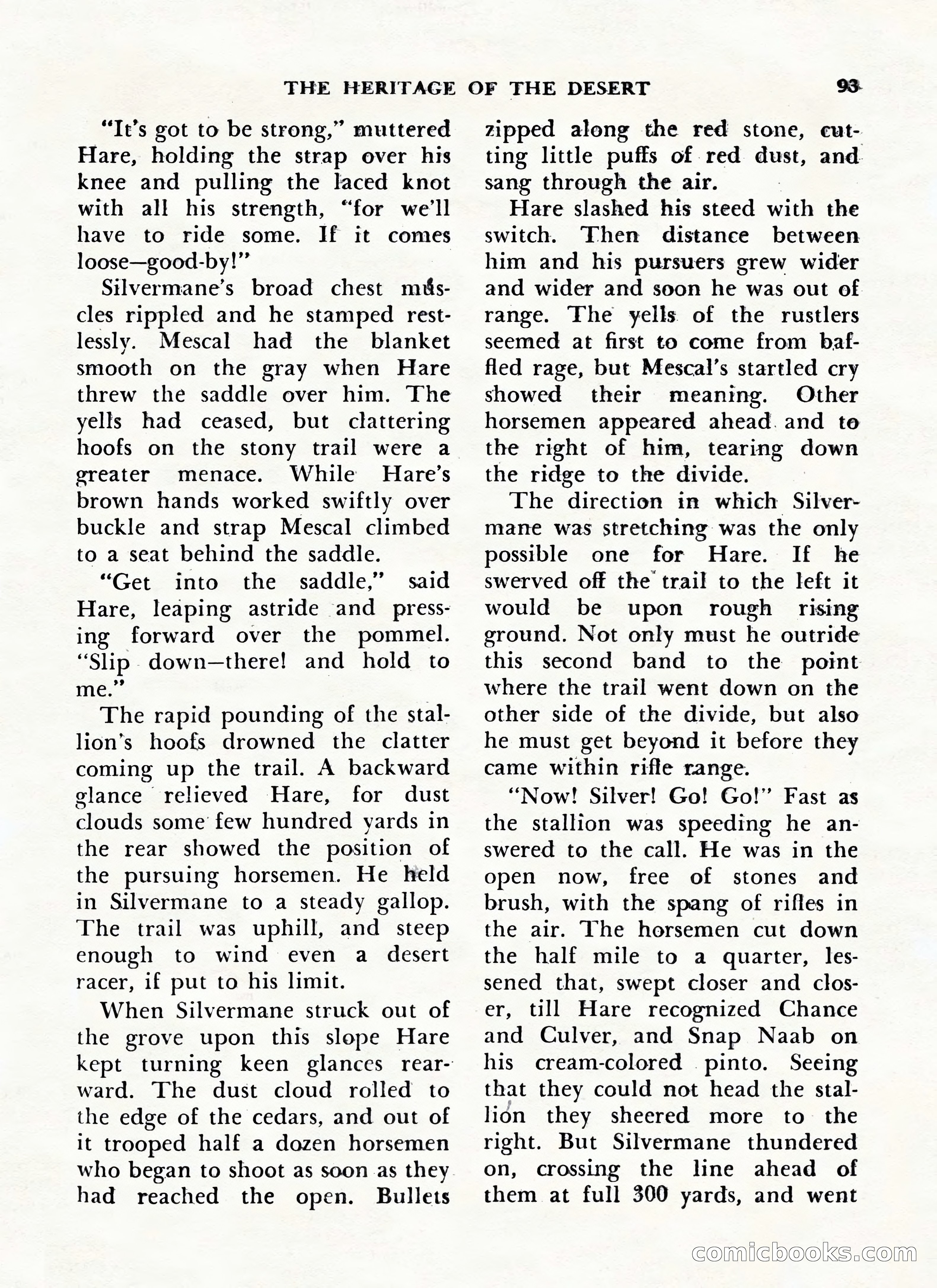 Zane Grey's Western Magazine, May-June 1947 — page 97 of 198