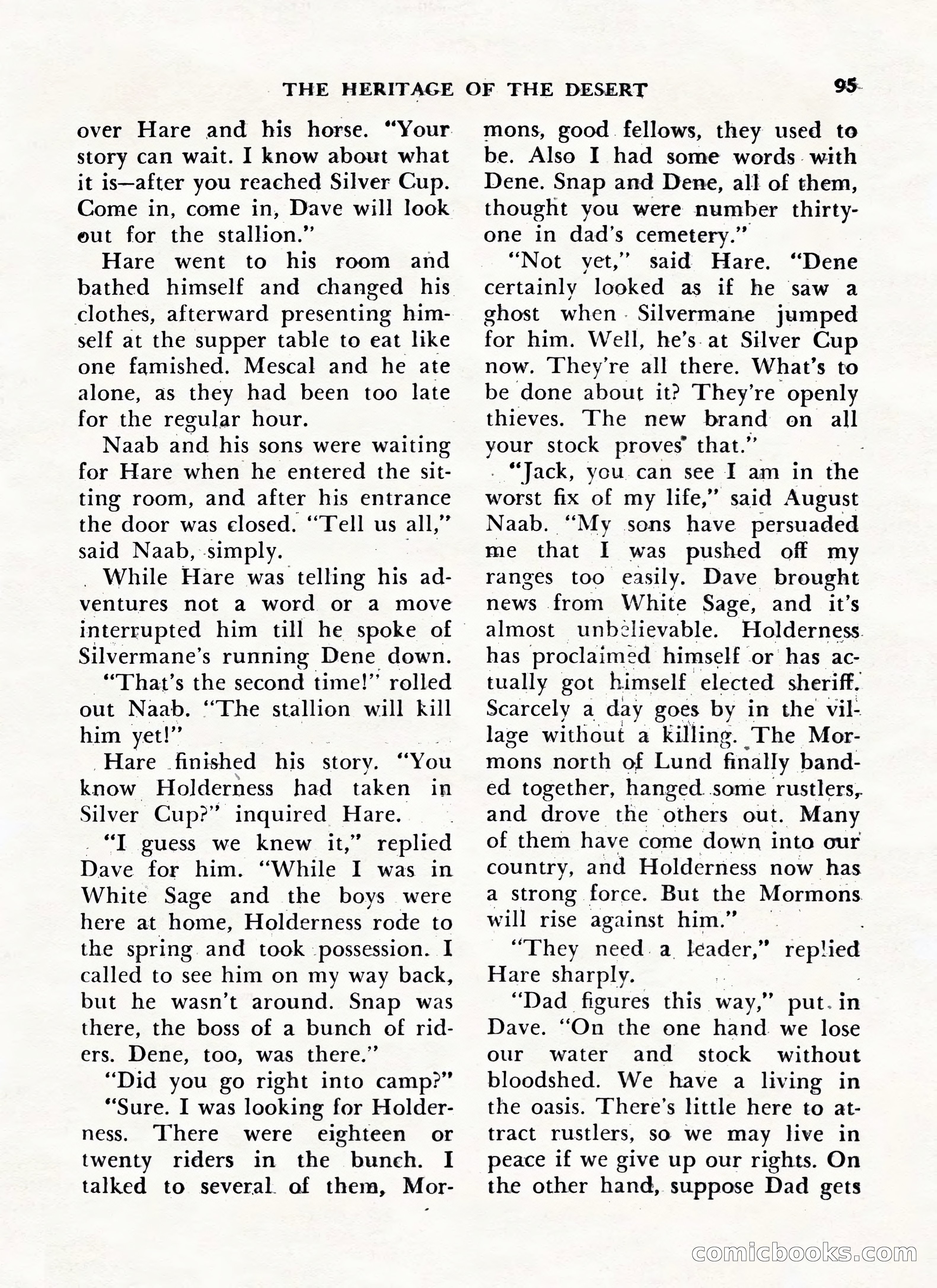 Zane Grey's Western Magazine, May-June 1947 — page 99 of 198