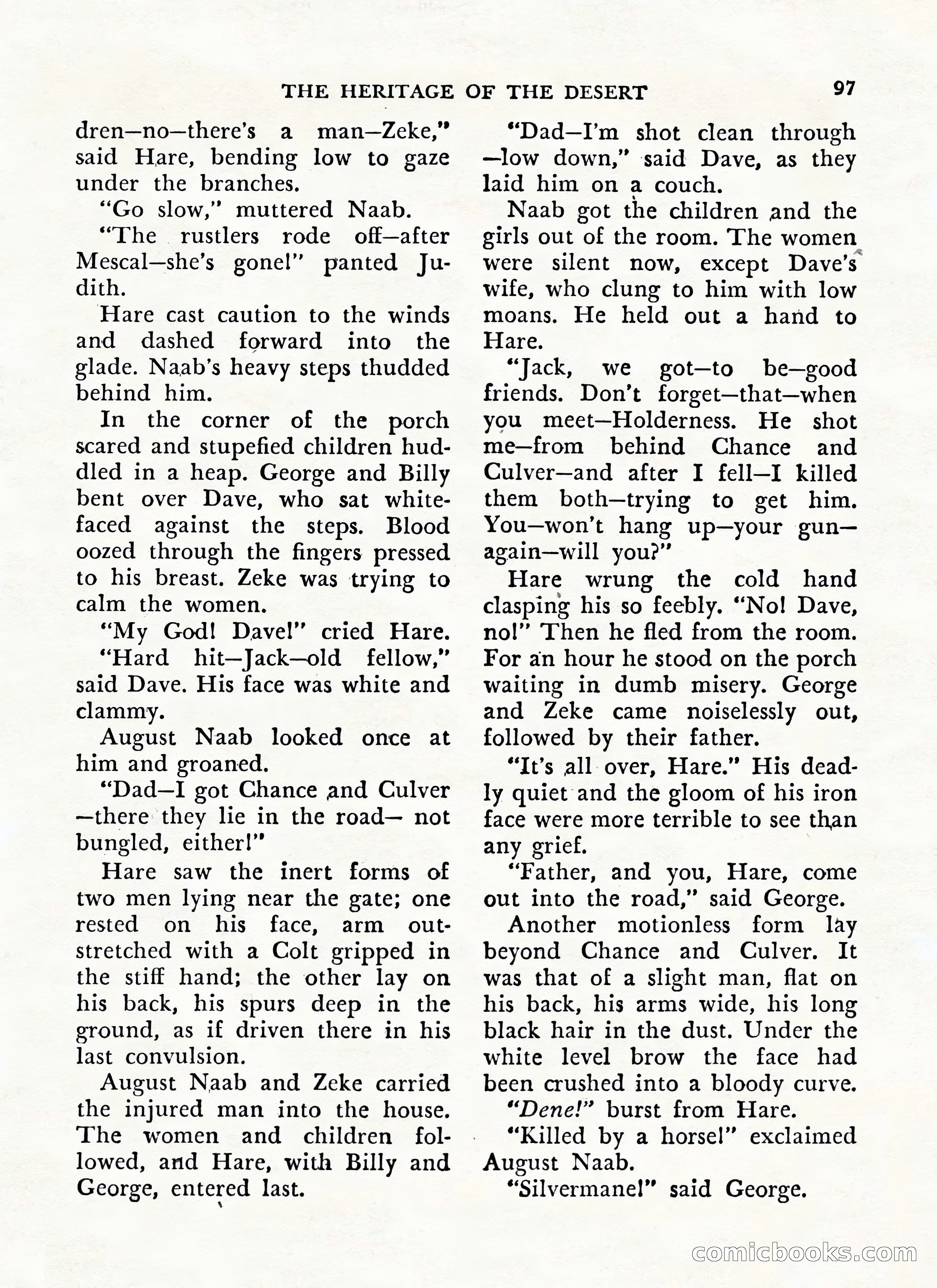 Zane Grey's Western Magazine, May-June 1947 — page 101 of 198