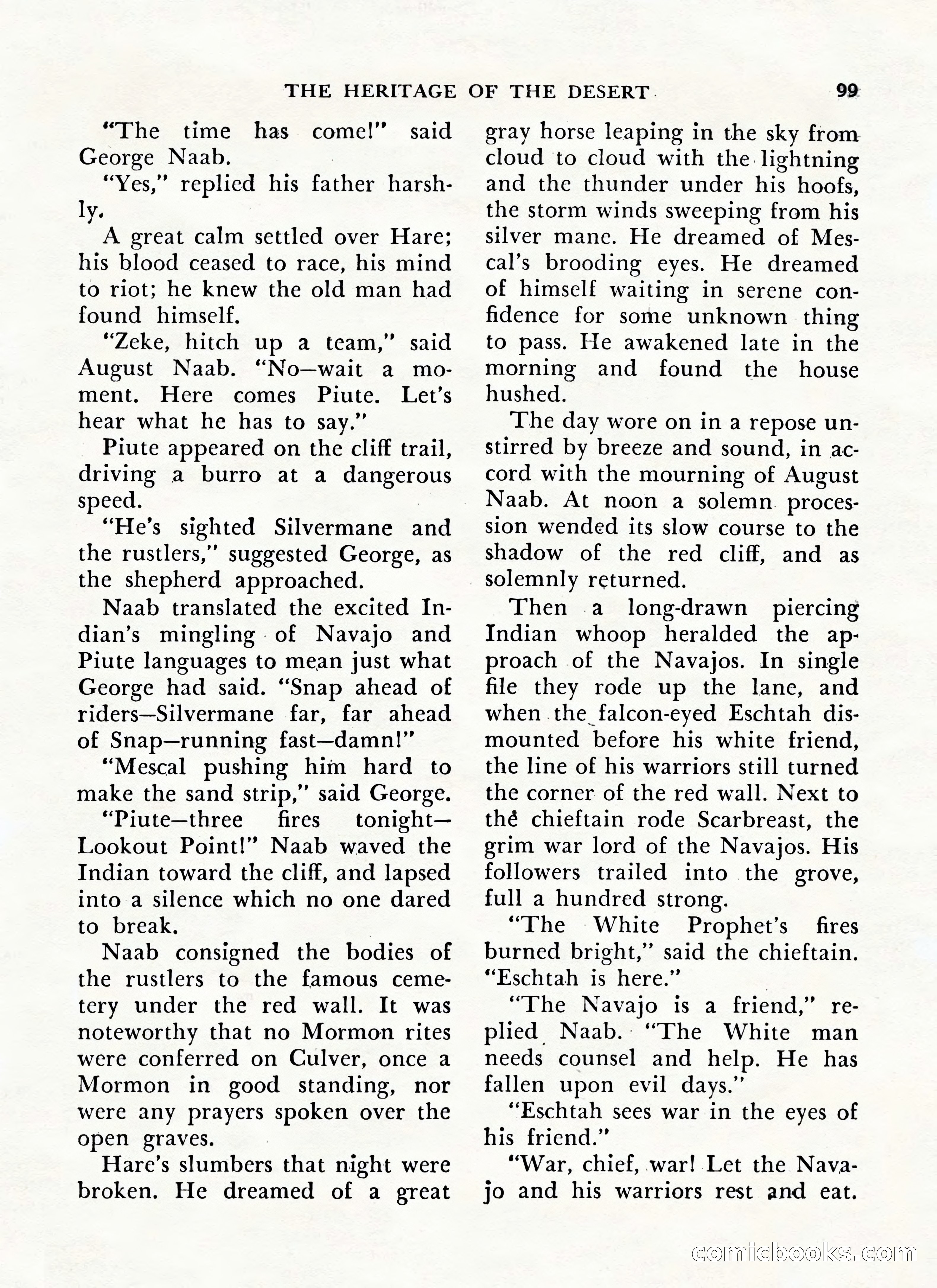 Zane Grey's Western Magazine, May-June 1947 — page 103 of 198