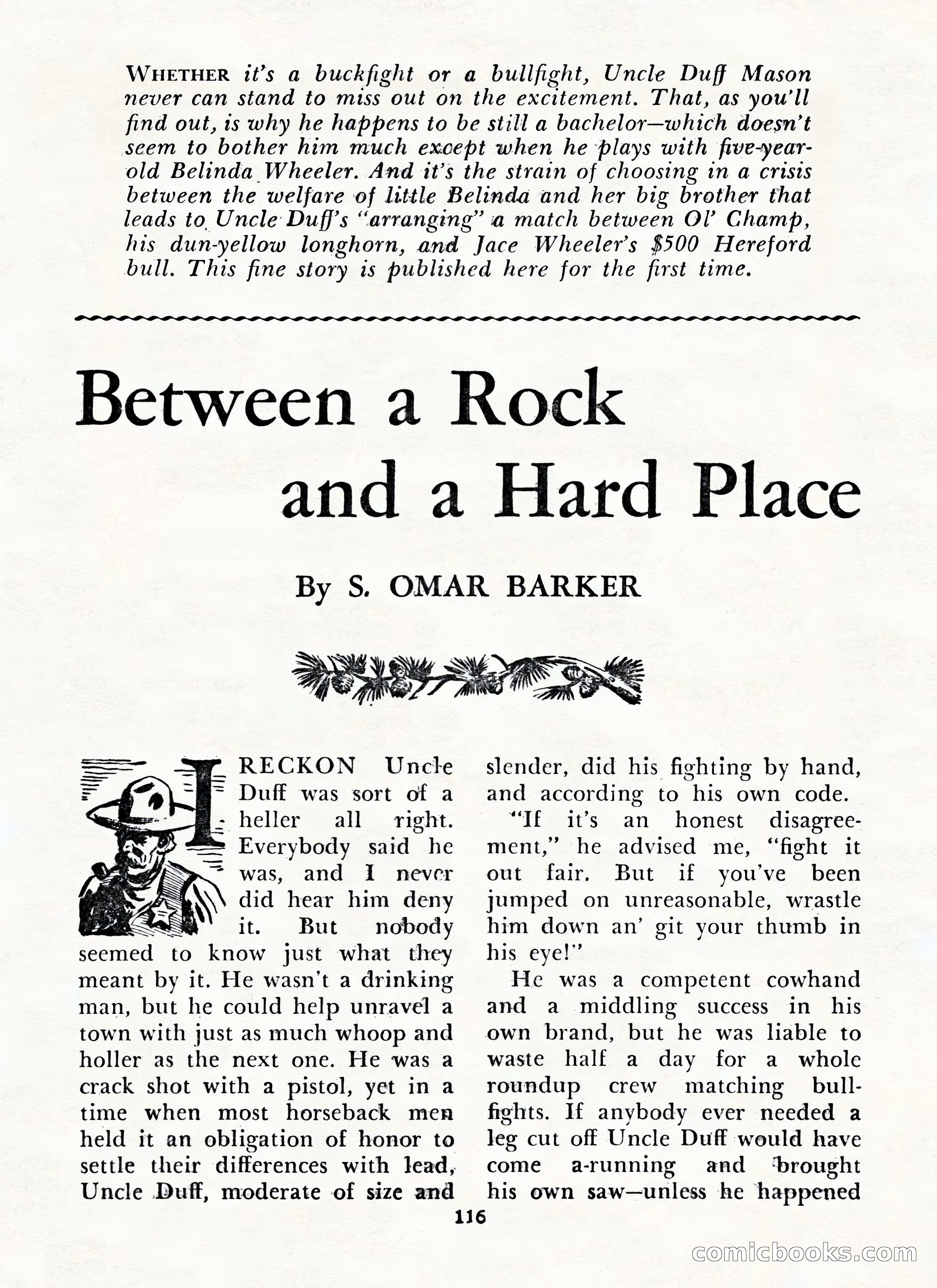 Zane Grey's Western Magazine, May-June 1947 — page 120 of 198