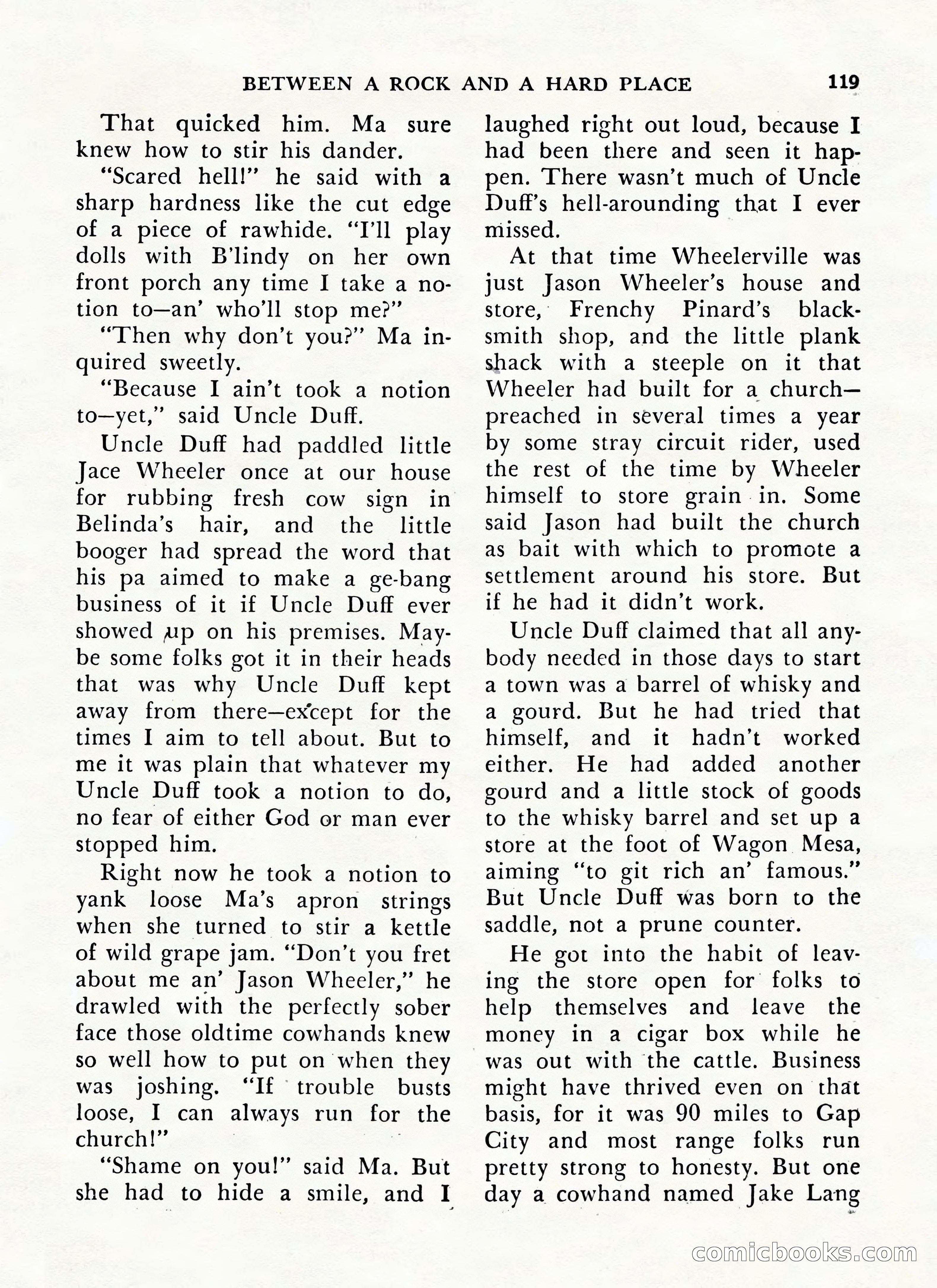 Zane Grey's Western Magazine, May-June 1947 — page 123 of 198