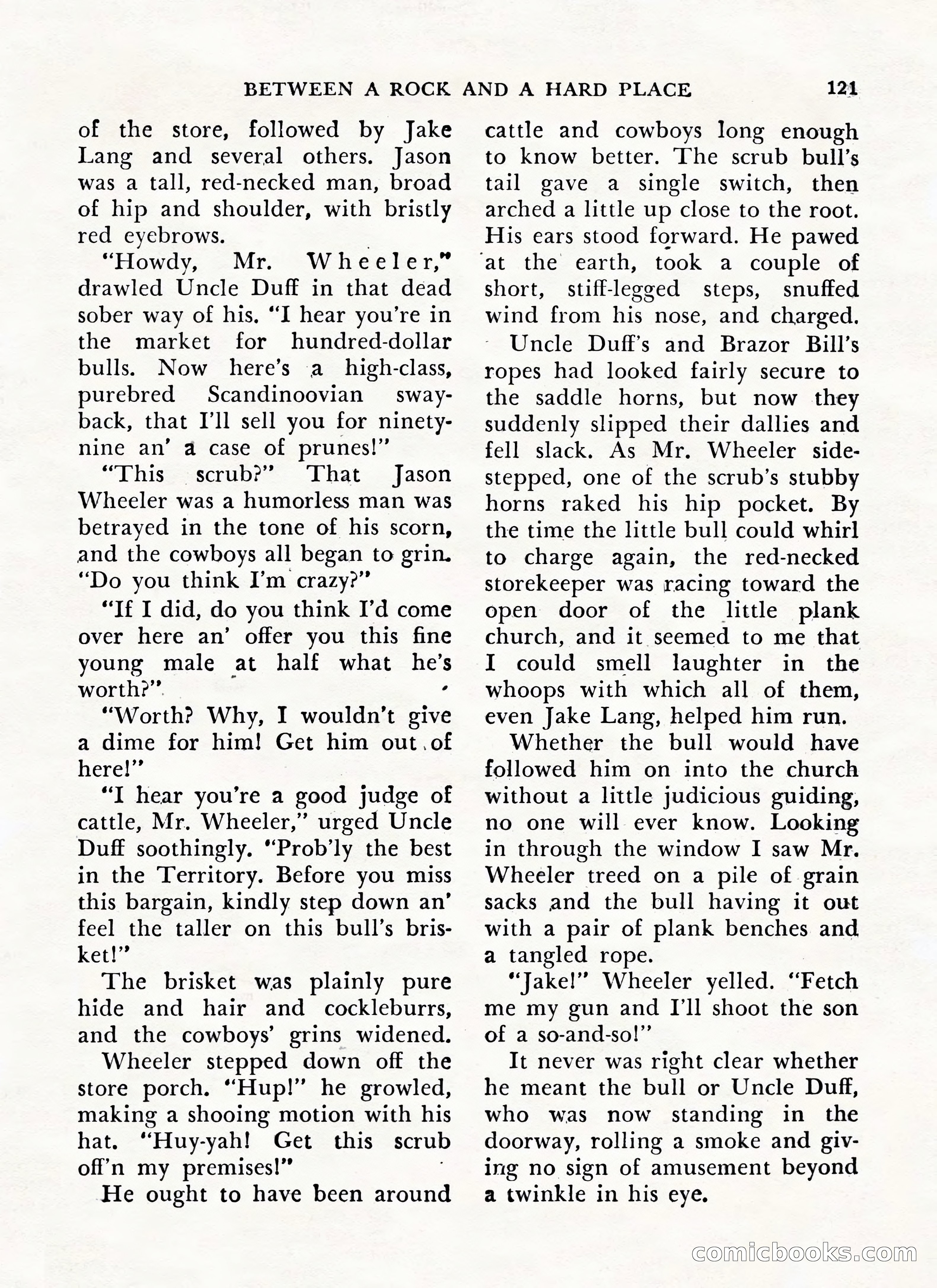 Zane Grey's Western Magazine, May-June 1947 — page 125 of 198