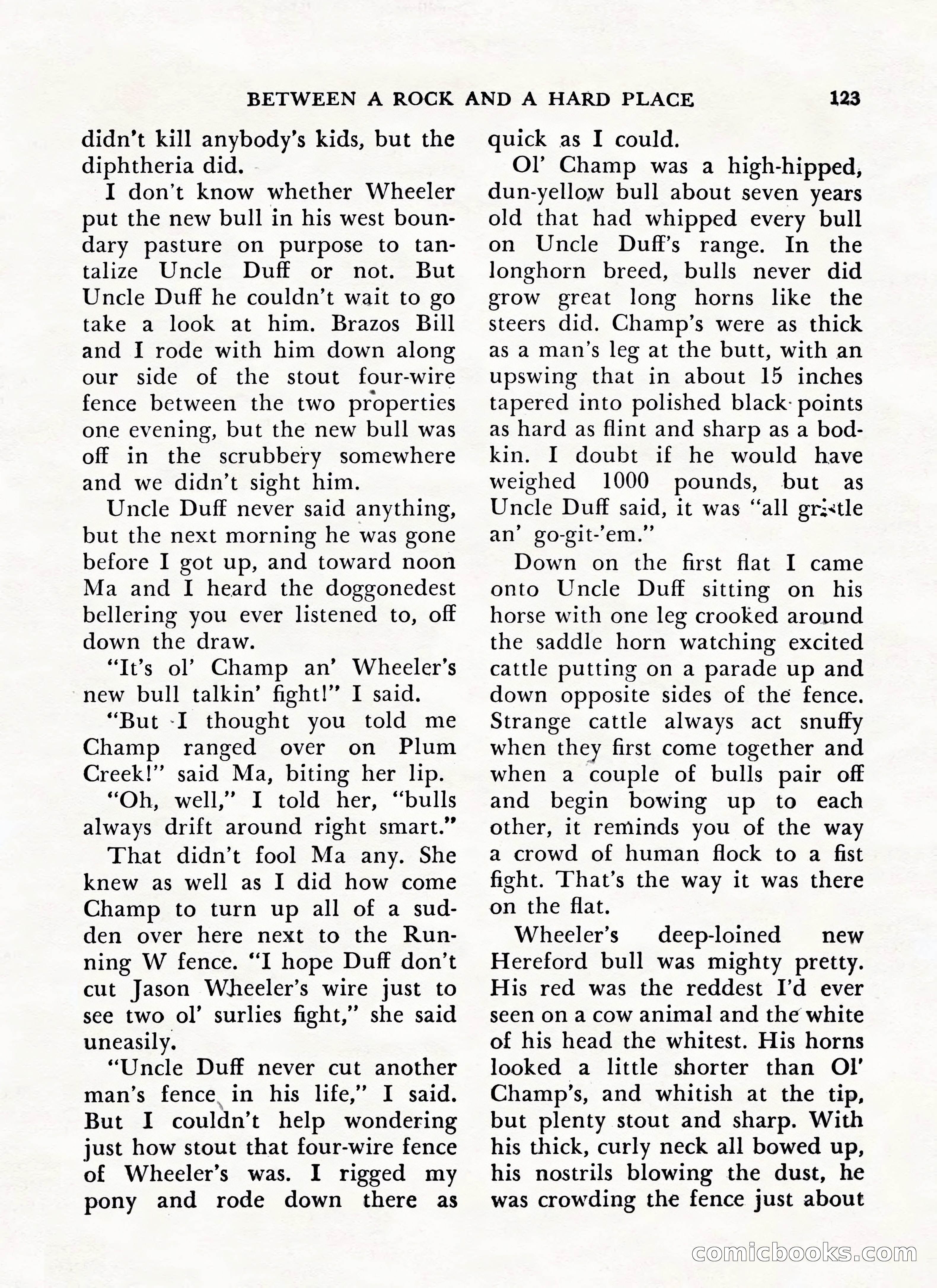 Zane Grey's Western Magazine, May-June 1947 — page 127 of 198