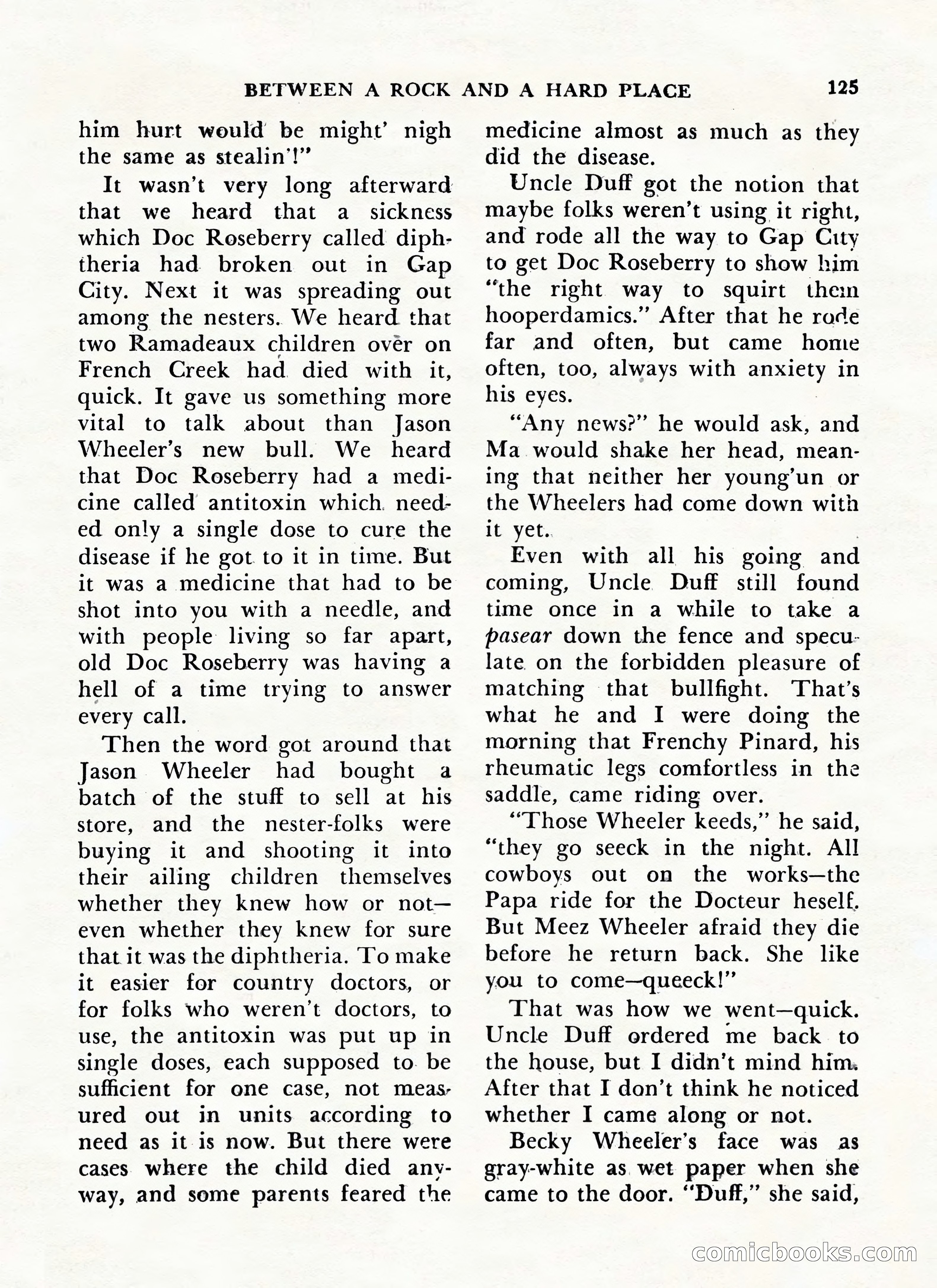 Zane Grey's Western Magazine, May-June 1947 — page 129 of 198