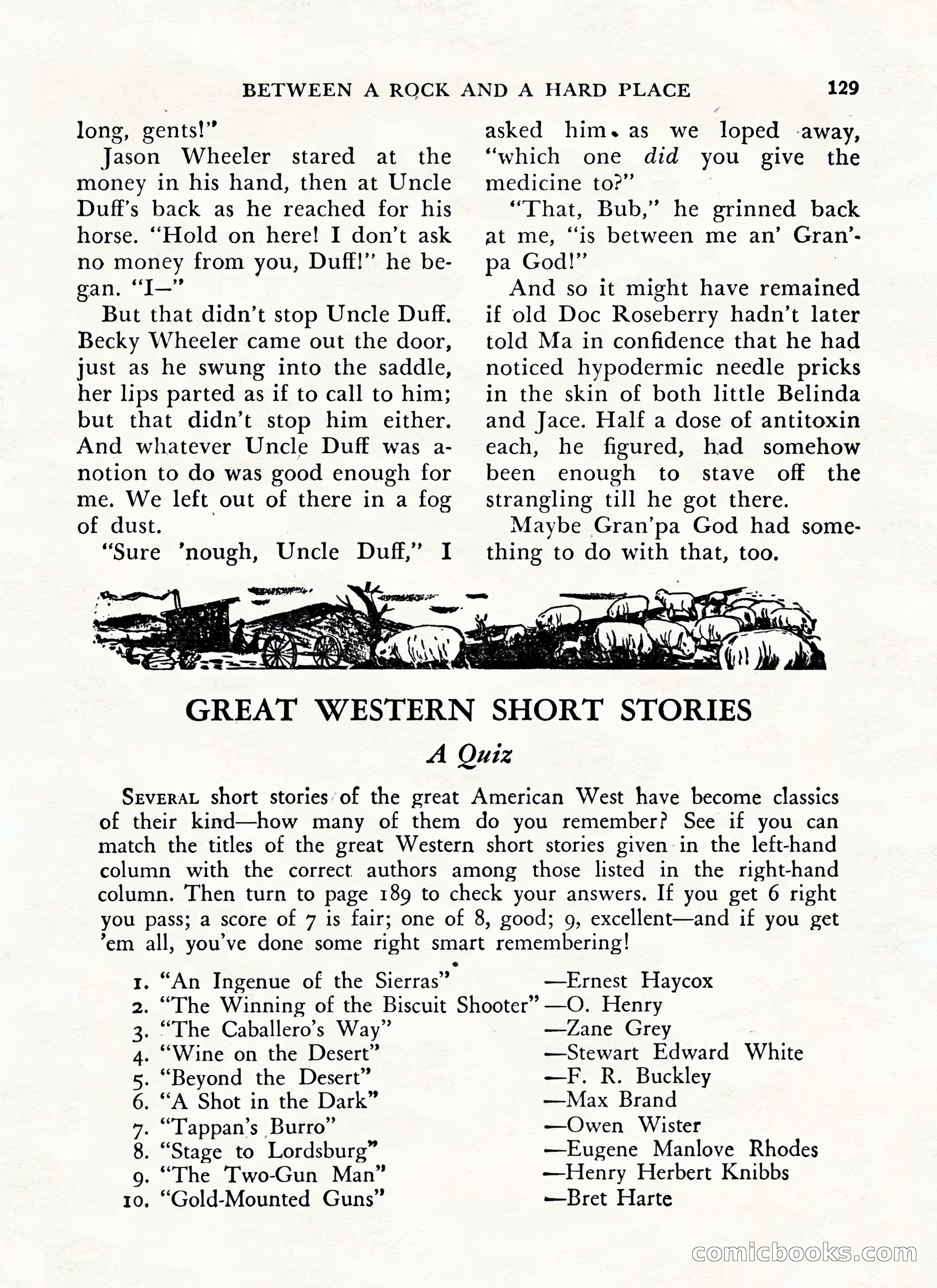 Zane Grey's Western Magazine, May-June 1947 — page 133 of 198