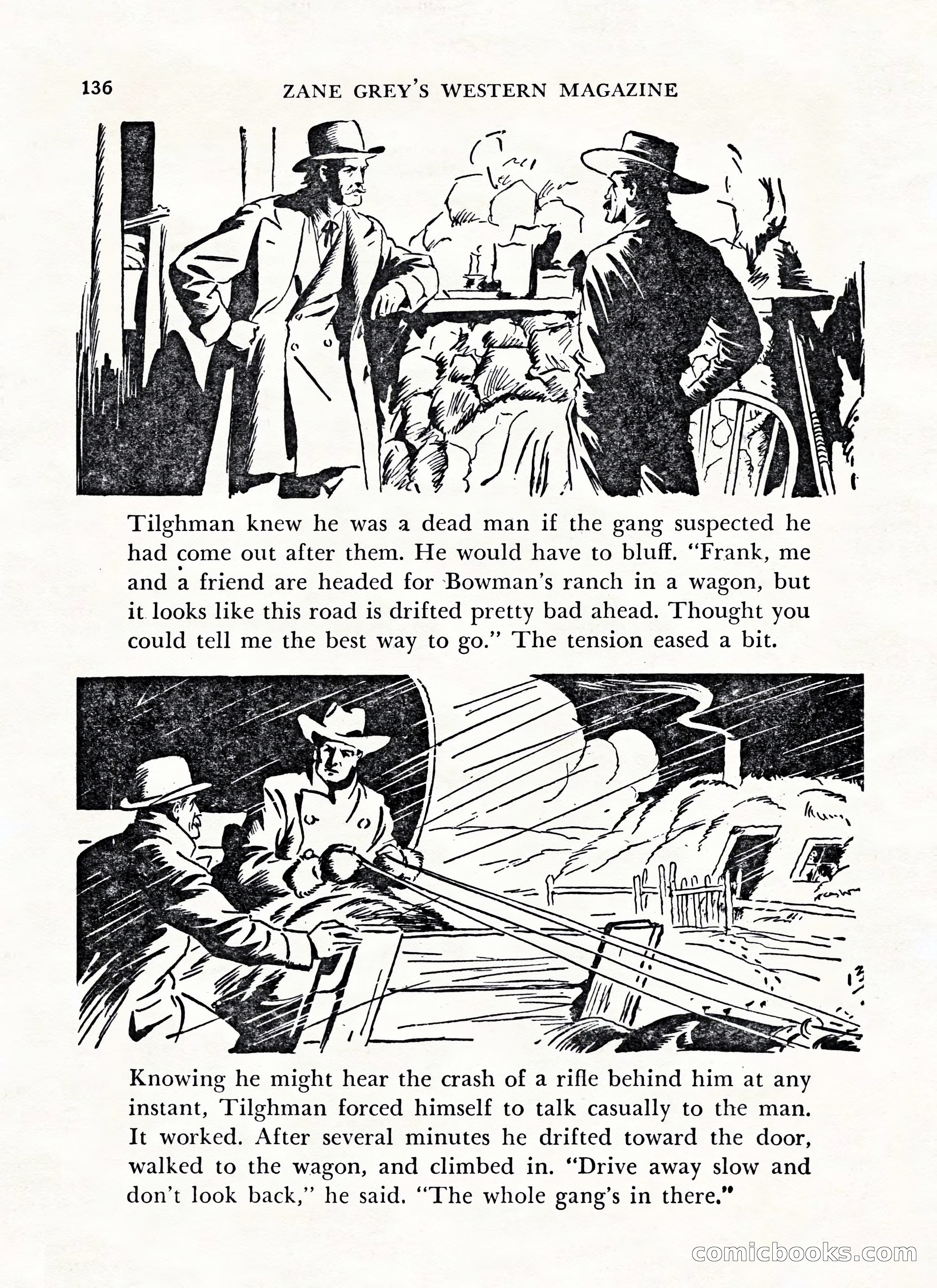 Zane Grey's Western Magazine, May-June 1947 — page 140 of 198