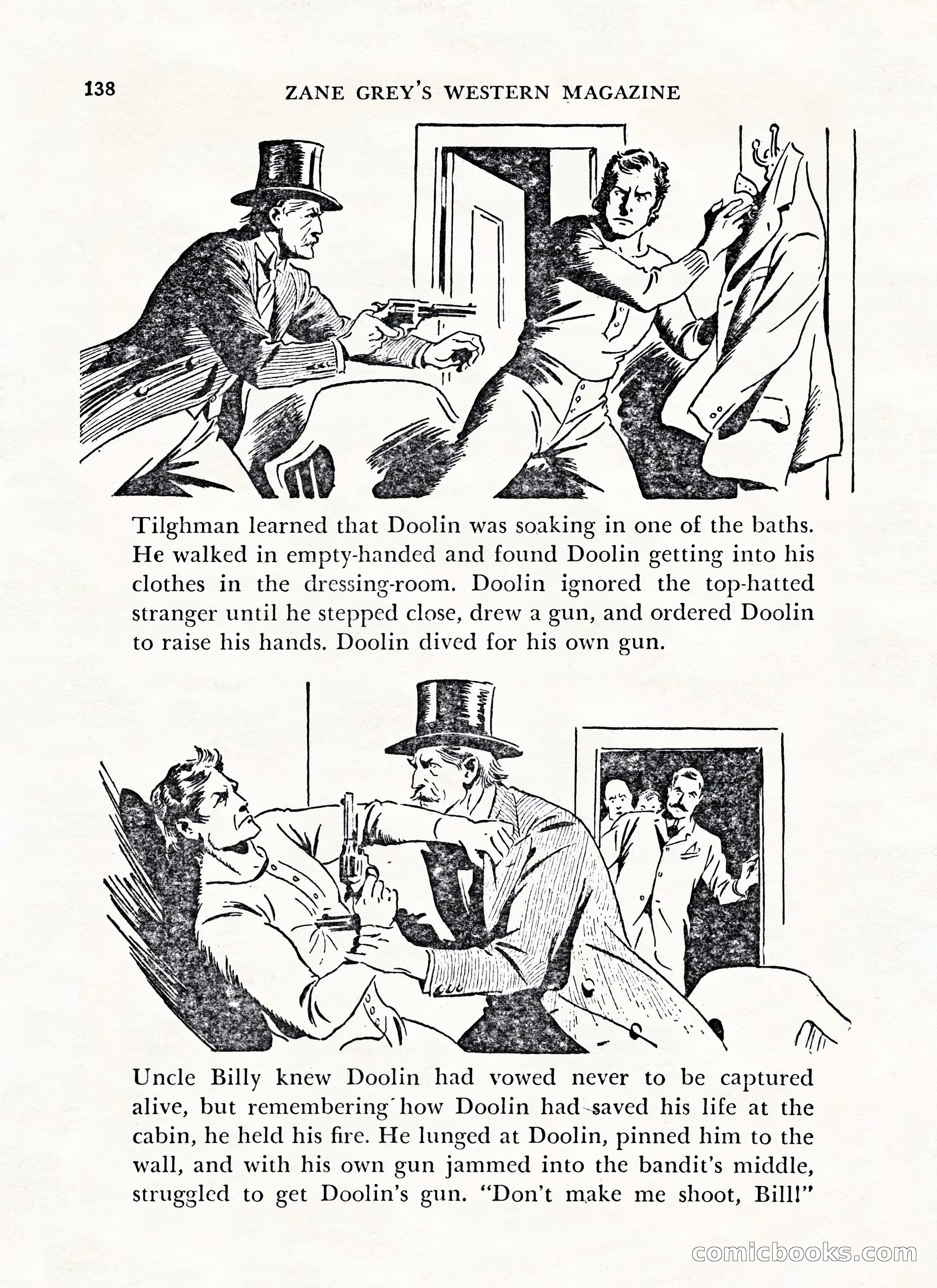 Zane Grey's Western Magazine, May-June 1947 — page 142 of 198