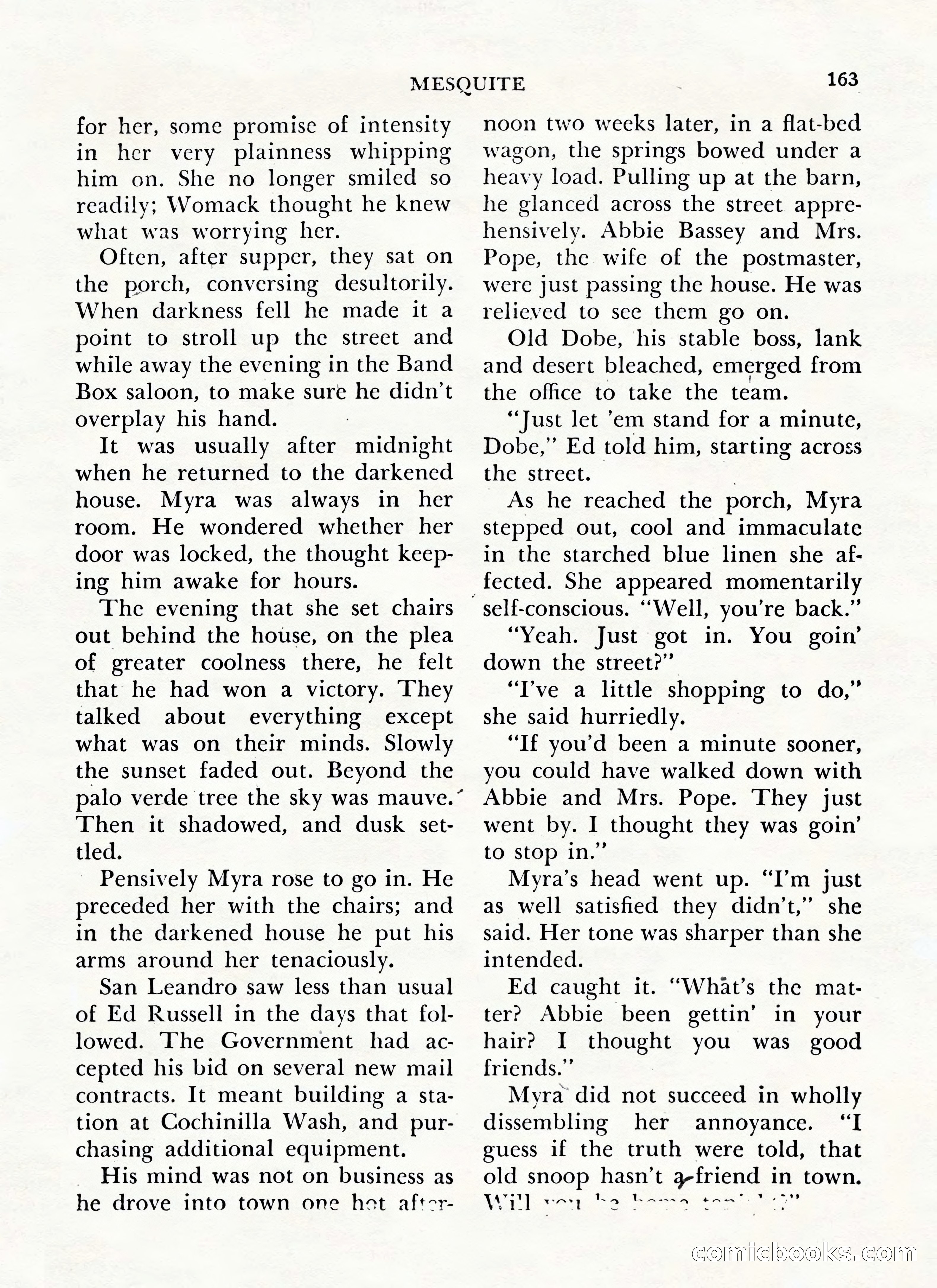 Zane Grey's Western Magazine, May-June 1947 — page 167 of 198