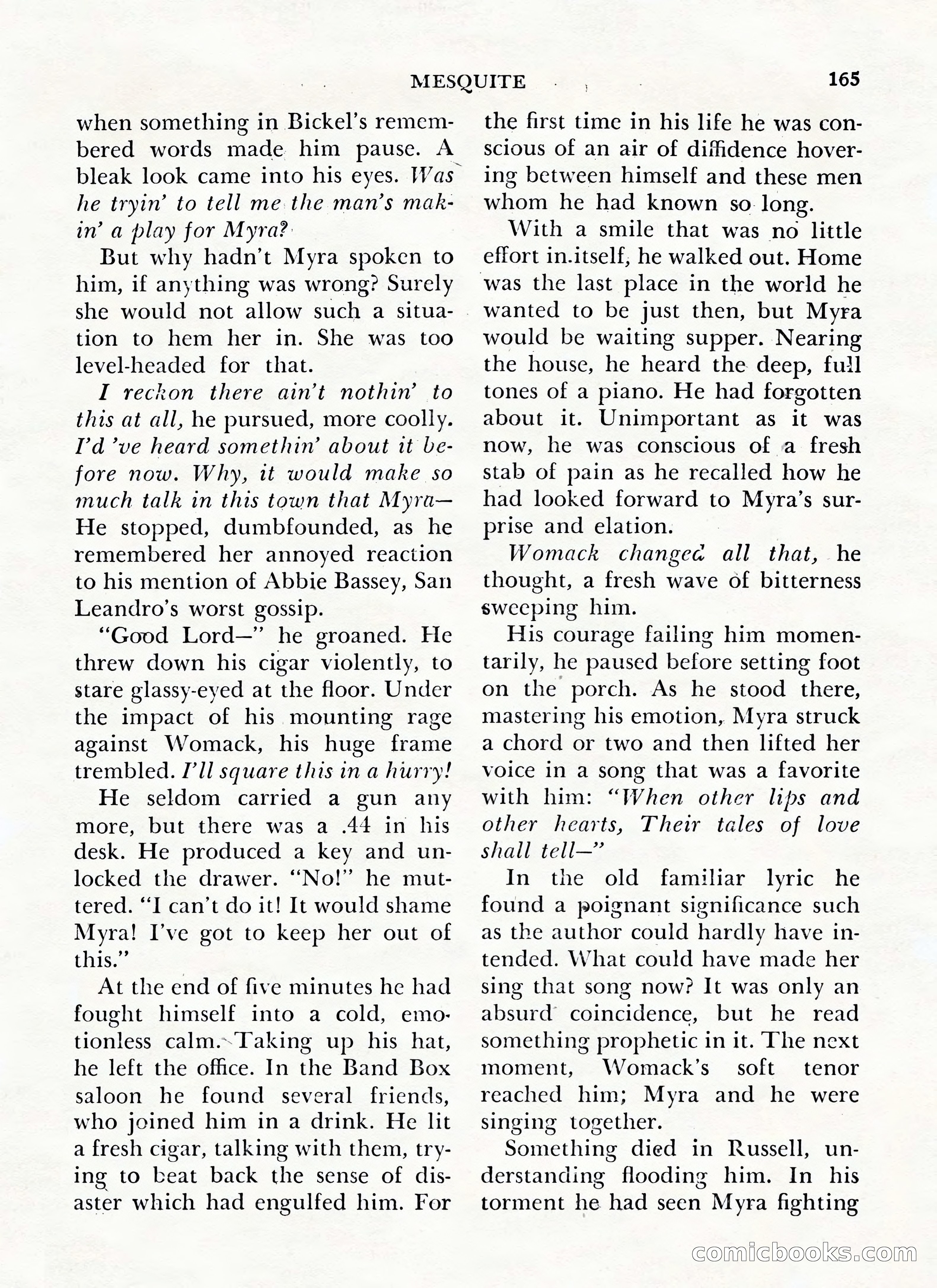 Zane Grey's Western Magazine, May-June 1947 — page 169 of 198
