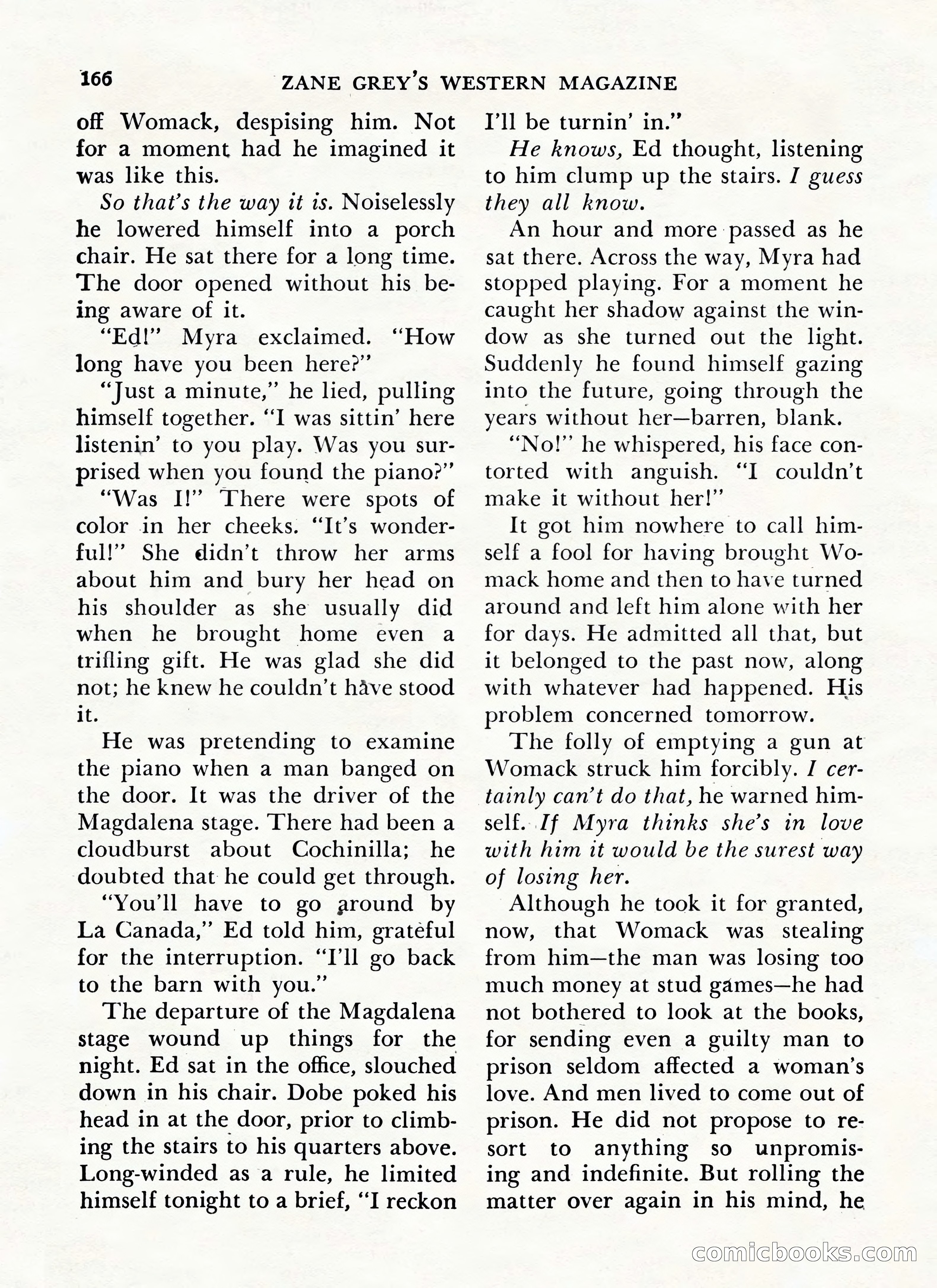 Zane Grey's Western Magazine, May-June 1947 — page 170 of 198