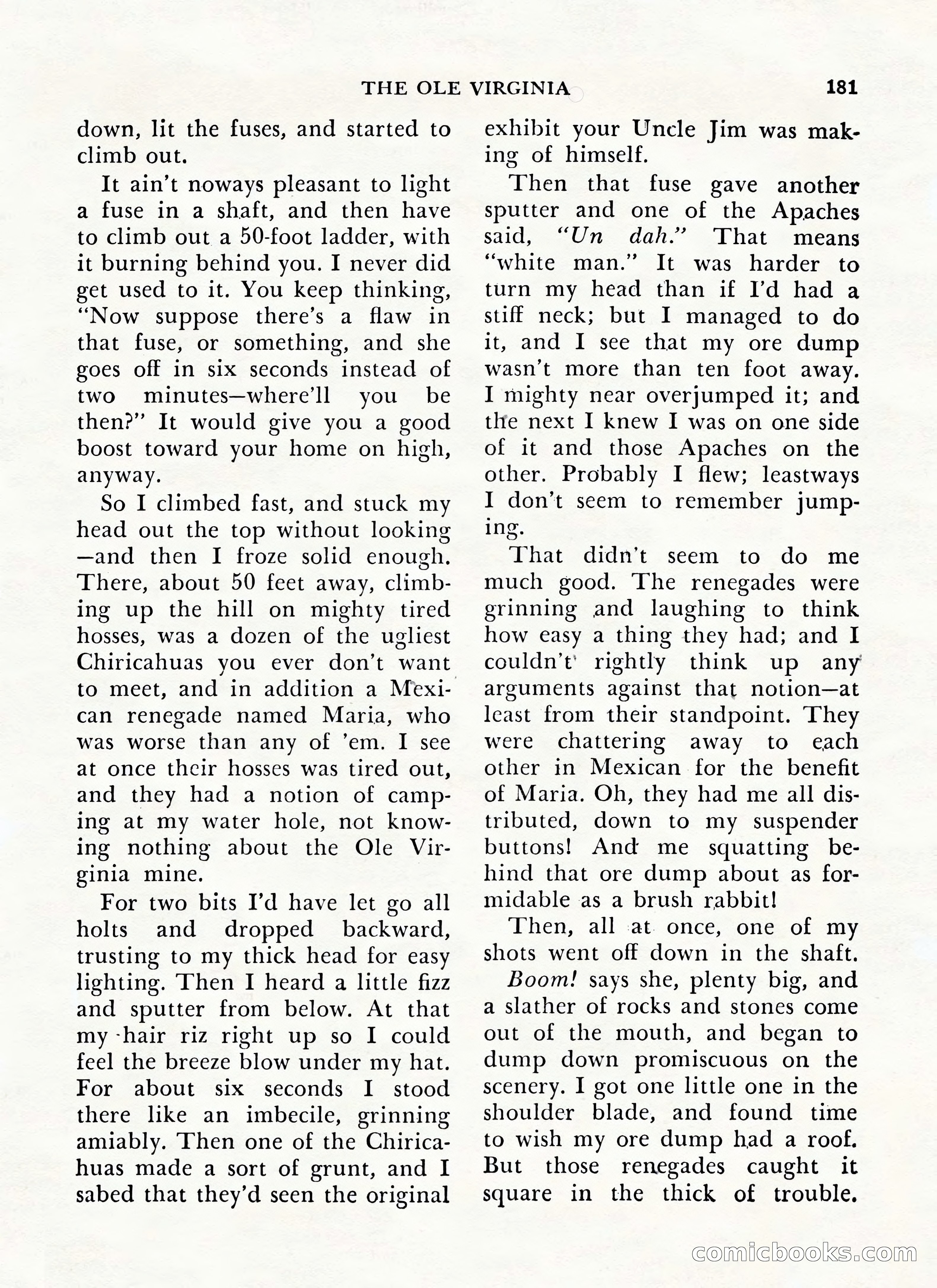 Zane Grey's Western Magazine, May-June 1947 — page 185 of 198