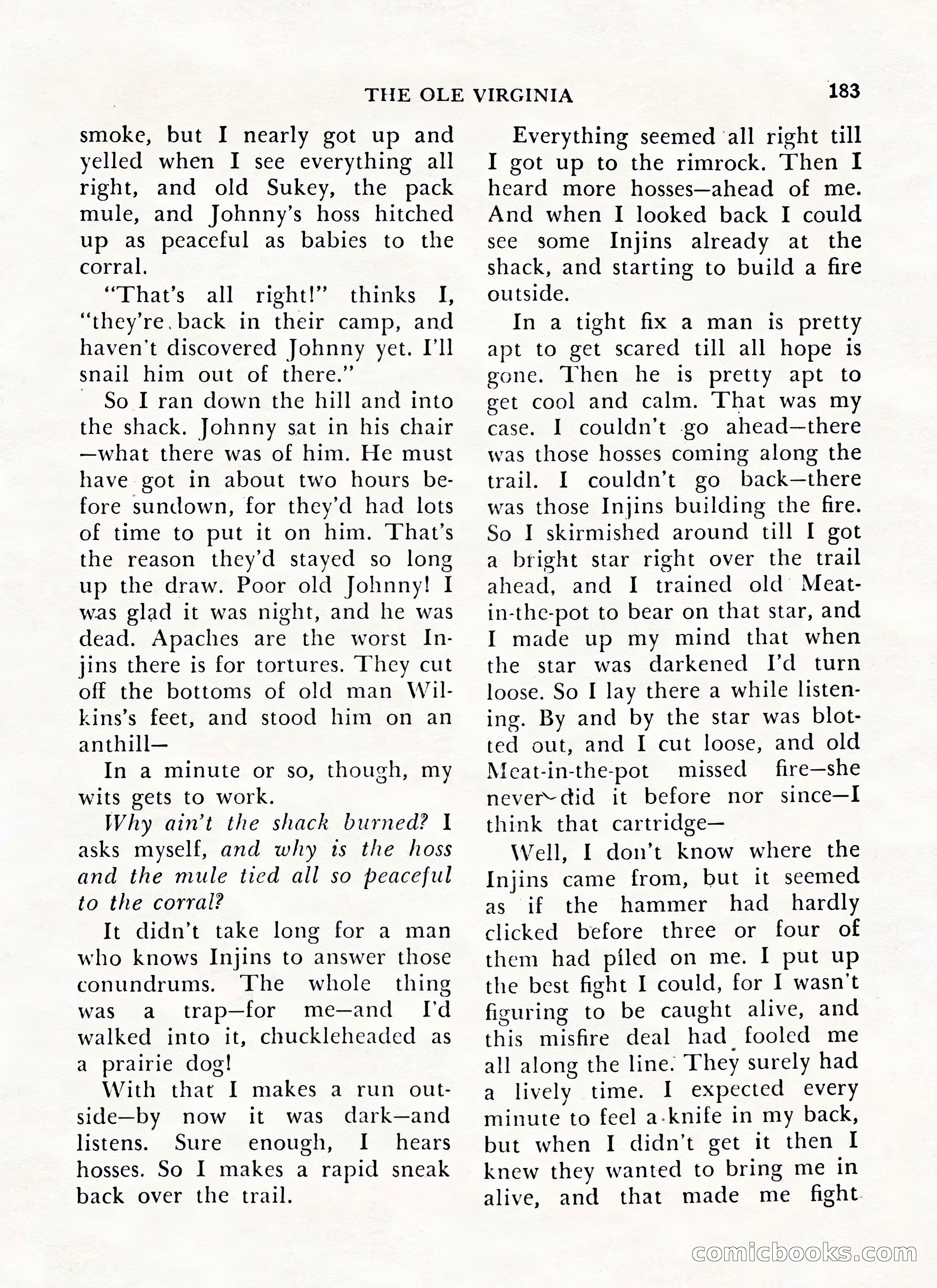 Zane Grey's Western Magazine, May-June 1947 — page 187 of 198