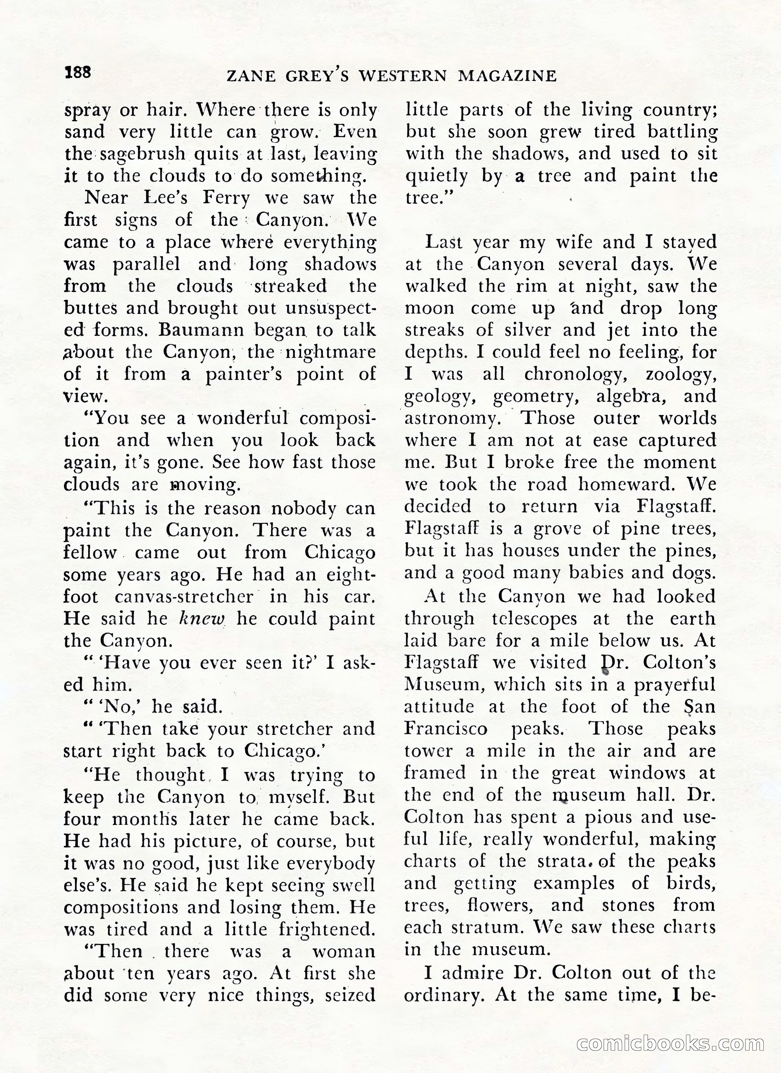 Zane Grey's Western Magazine, May-June 1947 — page 192 of 198
