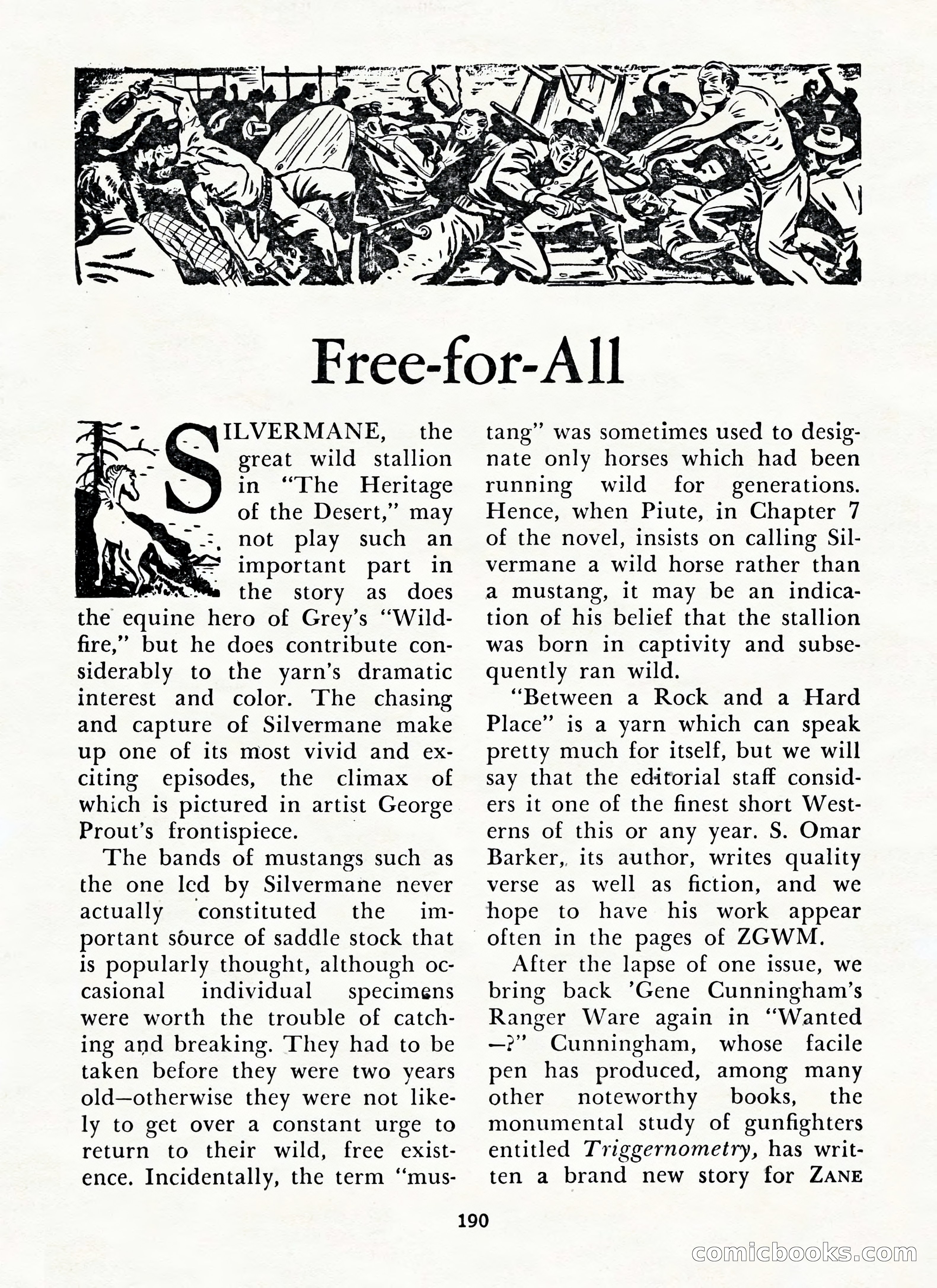 Zane Grey's Western Magazine, May-June 1947 — page 194 of 198
