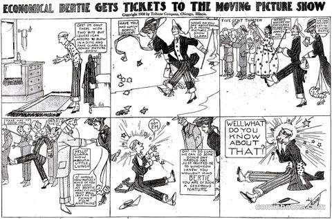 Economical Bertie Gets Tickets to the Moving Picture Show