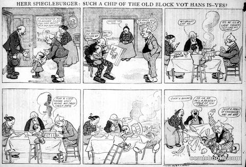 Herr Spiegleburger: Such a Chip of the Old Block Vot Hans Is—Yes?