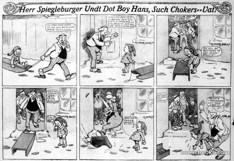 Herr Spiegleburger Undt Dot Boy Hans, Such Chokers—Dat!