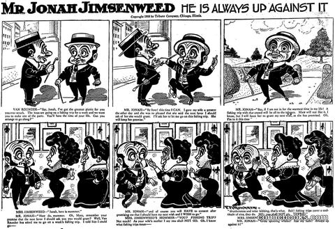 Mr. Jonah Jimsenweed: 'He Is Always Up Against It'