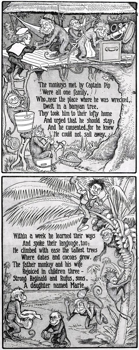 Captain Pip and the Monkey Family