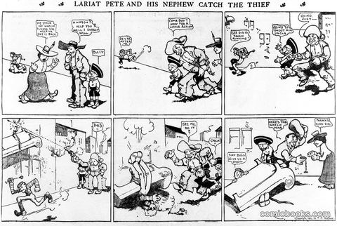 Lariat Pete and His Nephew Catch the Thief