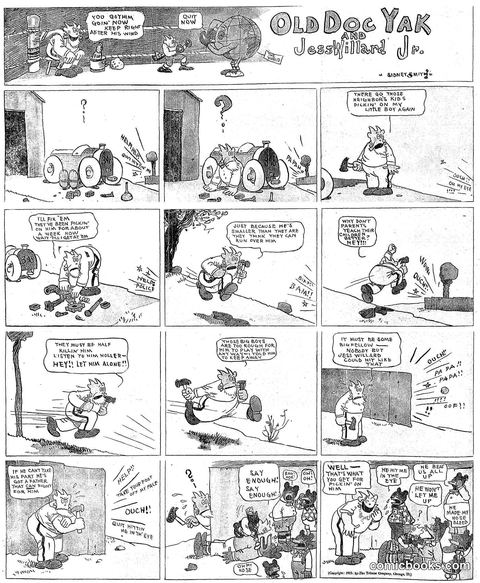 Old Doc Yak and Jess Willard Jr.