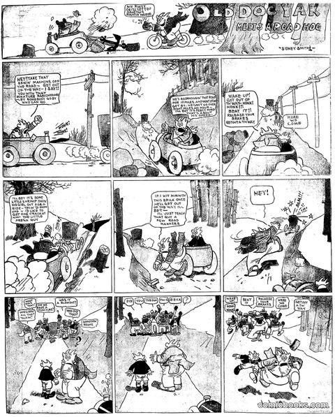 Old Doc Yak Meets a Road Hog