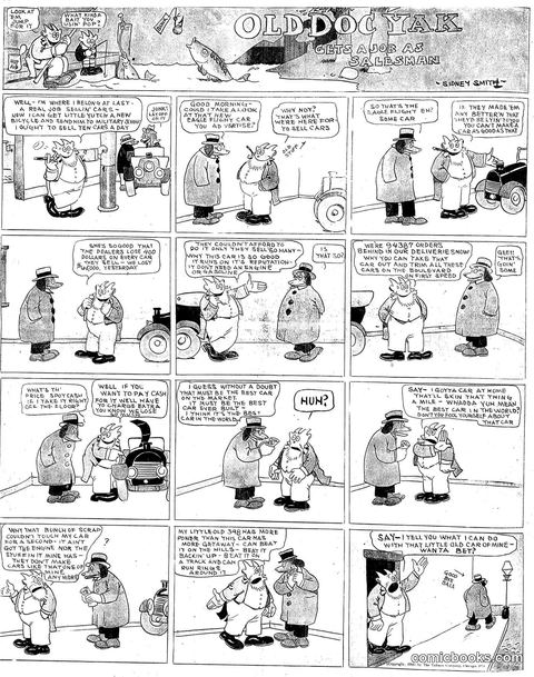 Old Doc Yak Gets a Job as Salesman