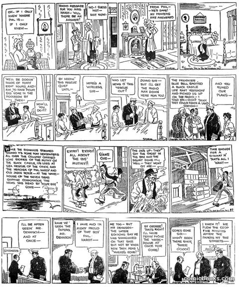 Phil Hardy Adventure Comic Strip