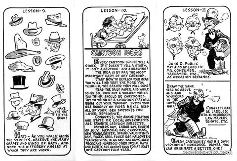 Pocket Cartoon Course — Lessons 9–11