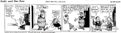 Polly and Her Pals — "Delica's Skirt Was a Jolt to Pa"