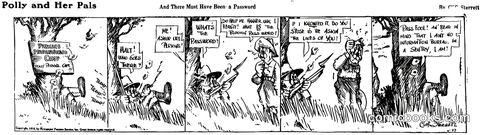 Polly and Her Pals — "And There Must Have Been a Password"
