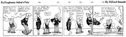 Polly and Her Pals — "Pa Prophesies Ashur's Fate"