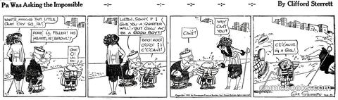 Polly and Her Pals — "Pa Was Asking the Impossible"