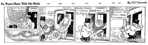 Polly and Her Pals — "Pa Wants Music With His Meals"
