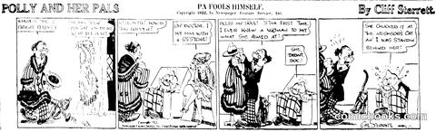 Polly and Her Pals — "Pa Fools Himself"