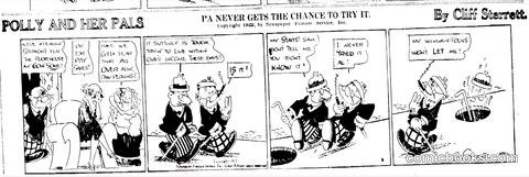 Polly and Her Pals — "Pa Never Gets the Chance to Try It"